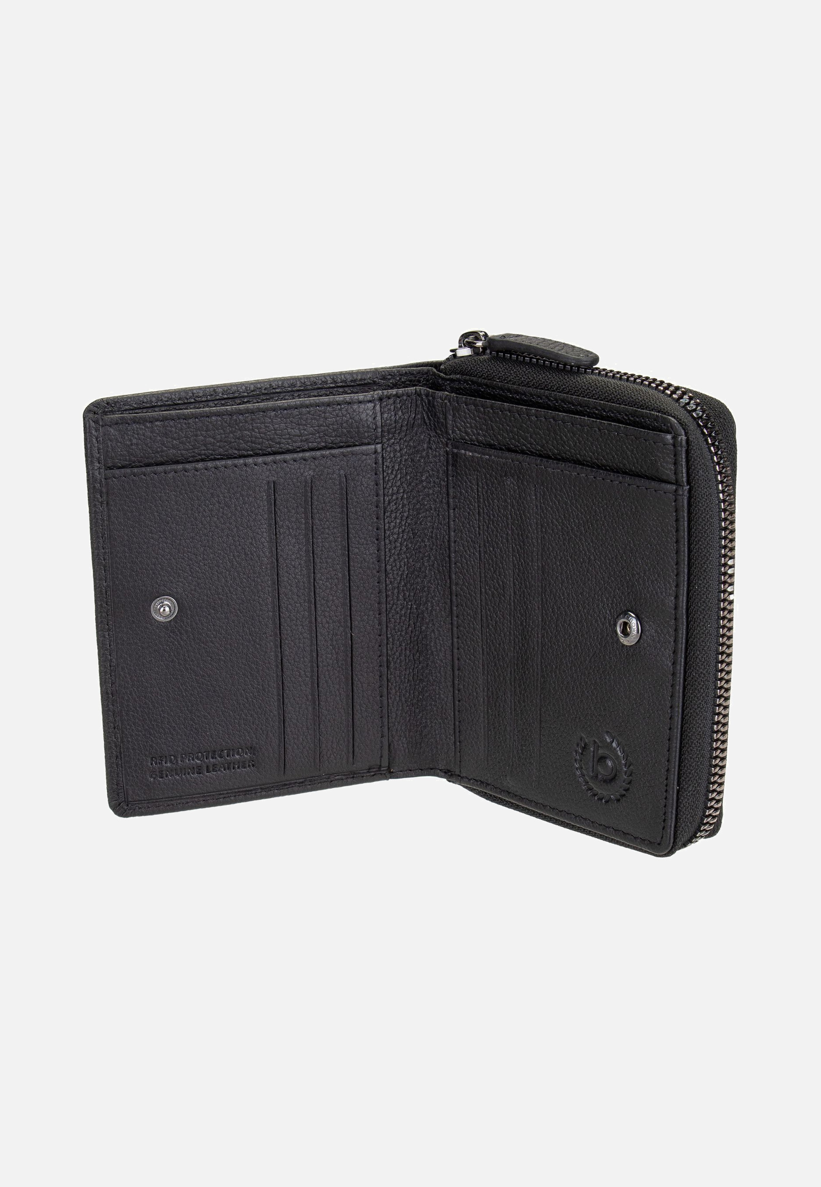 Bugatti Mira Zip 1010 Schwarz Portemonnaie