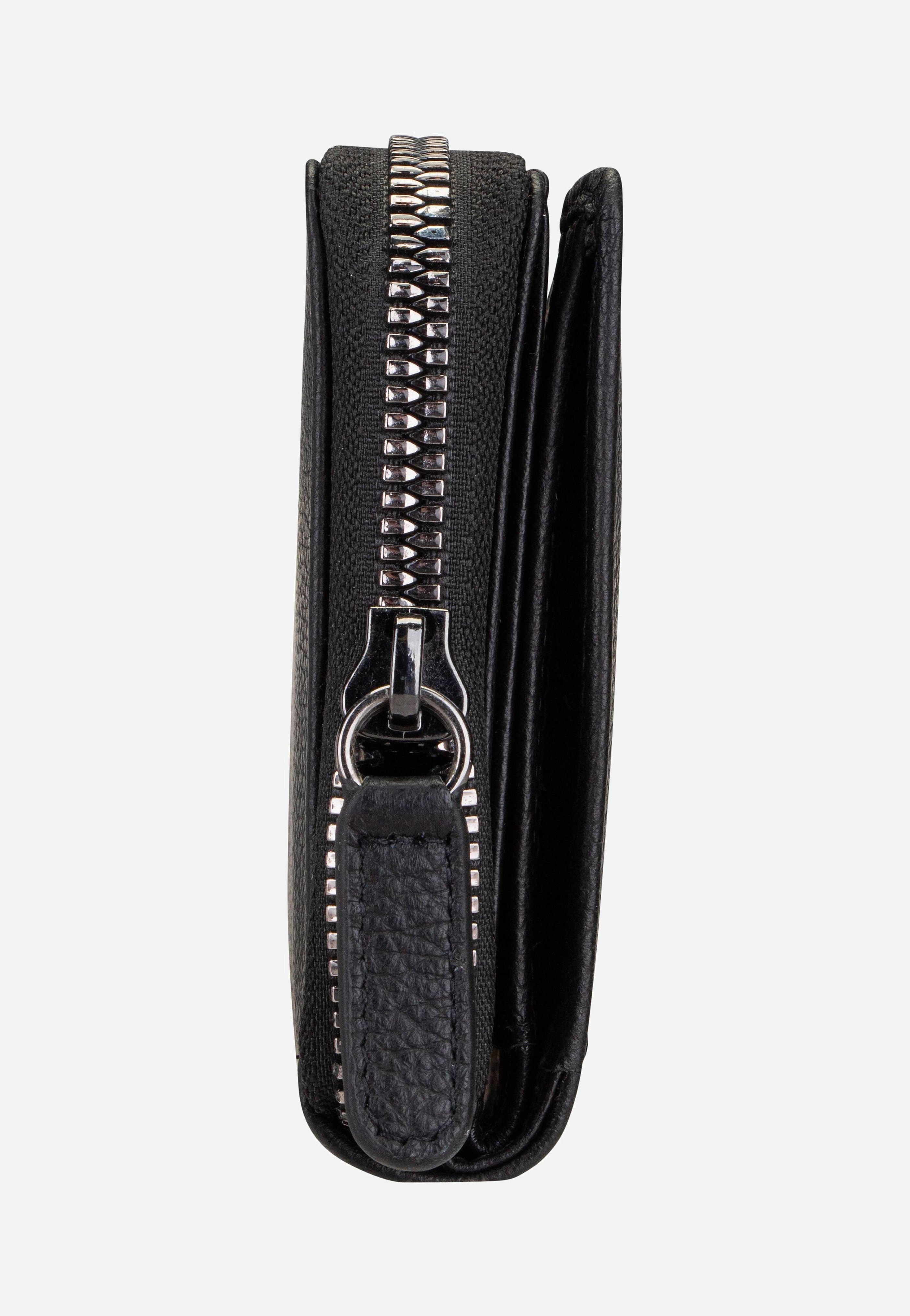 Bugatti Mira Zip 1010 Schwarz Portemonnaie