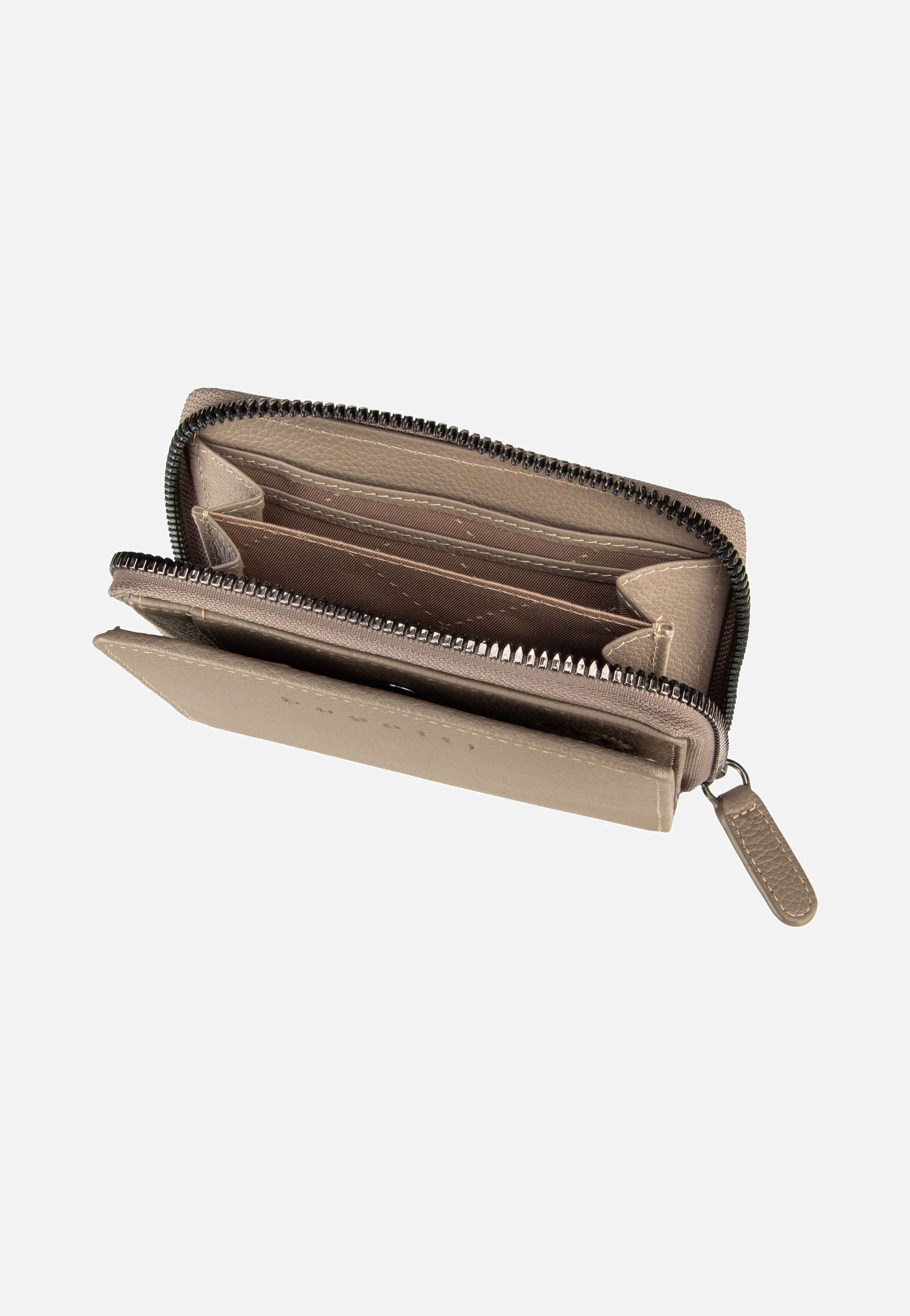Bugatti Mira Zip 1010 Taupe Portemonnaie