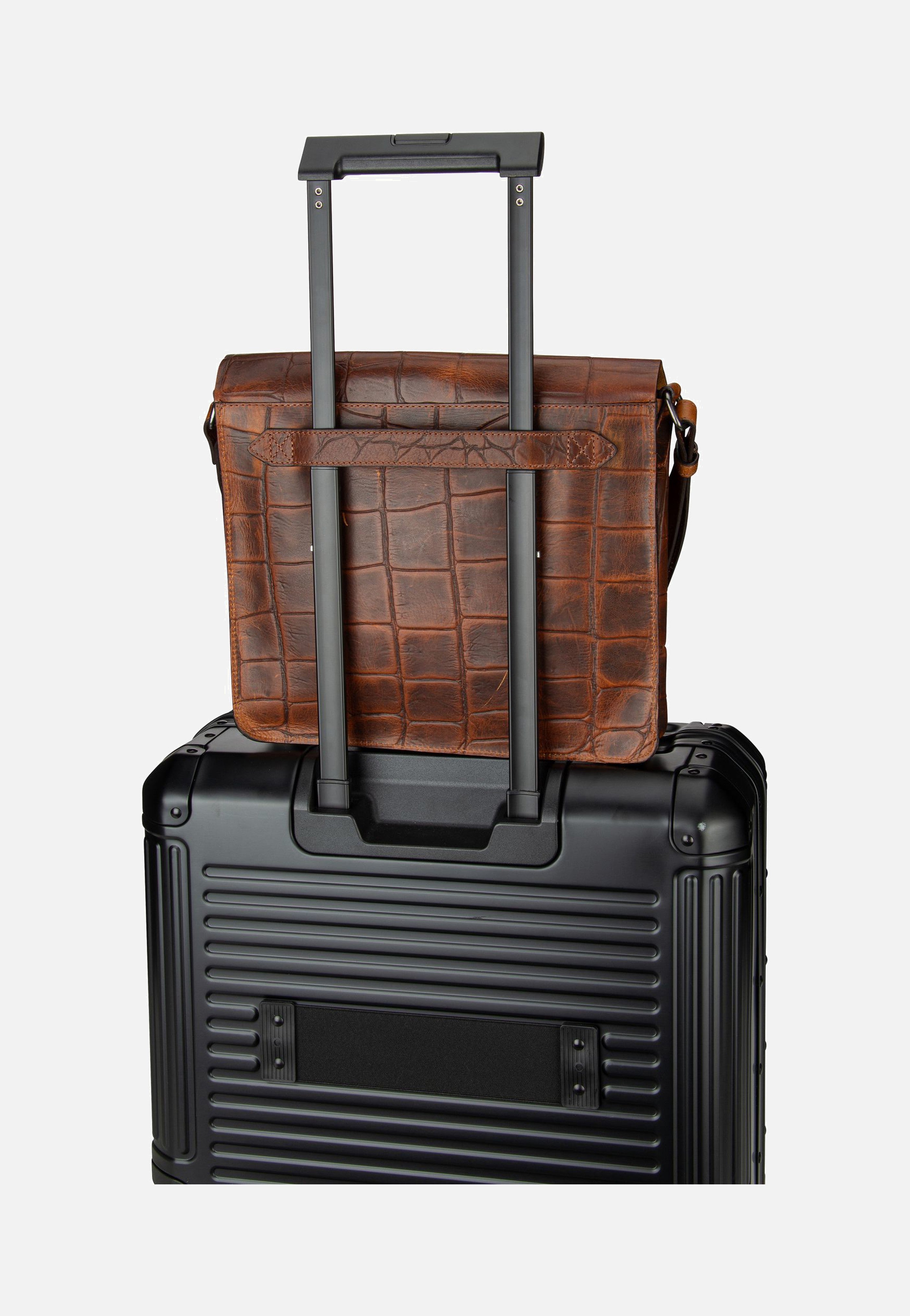 Bugatti Nevio Cognac Messenger Bag
