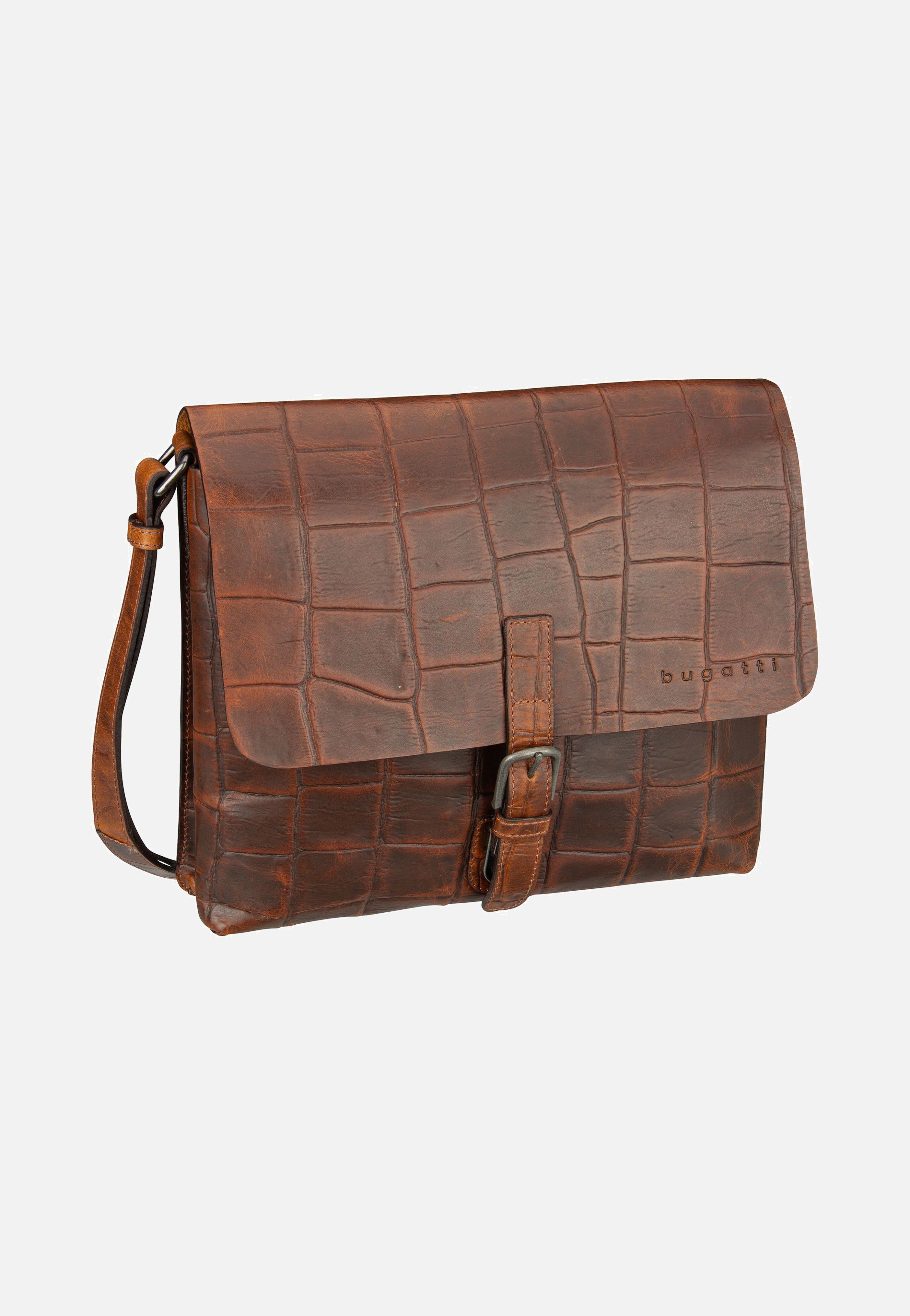 Bugatti Nevio Cognac Messenger Bag