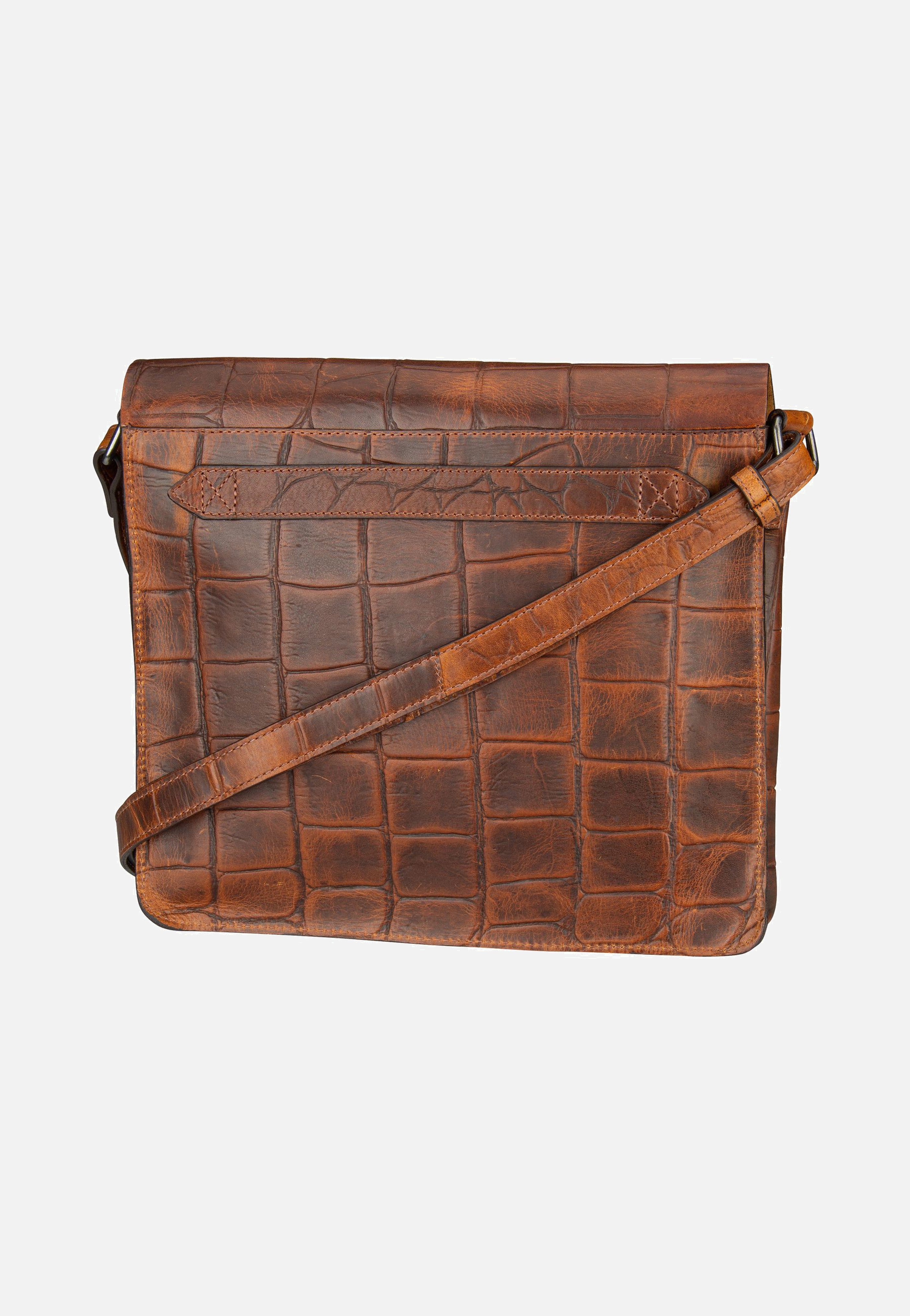 Bugatti Nevio Cognac Messenger Bag