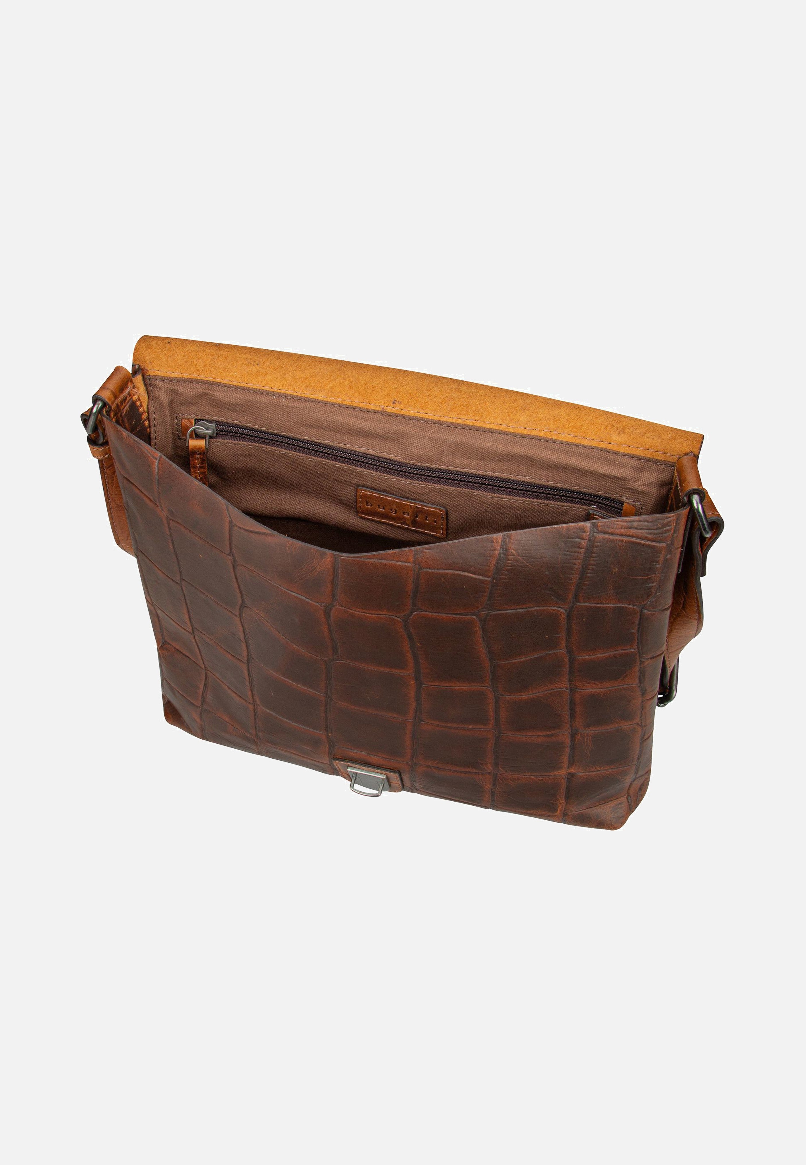 Bugatti Nevio Cognac Messenger Bag