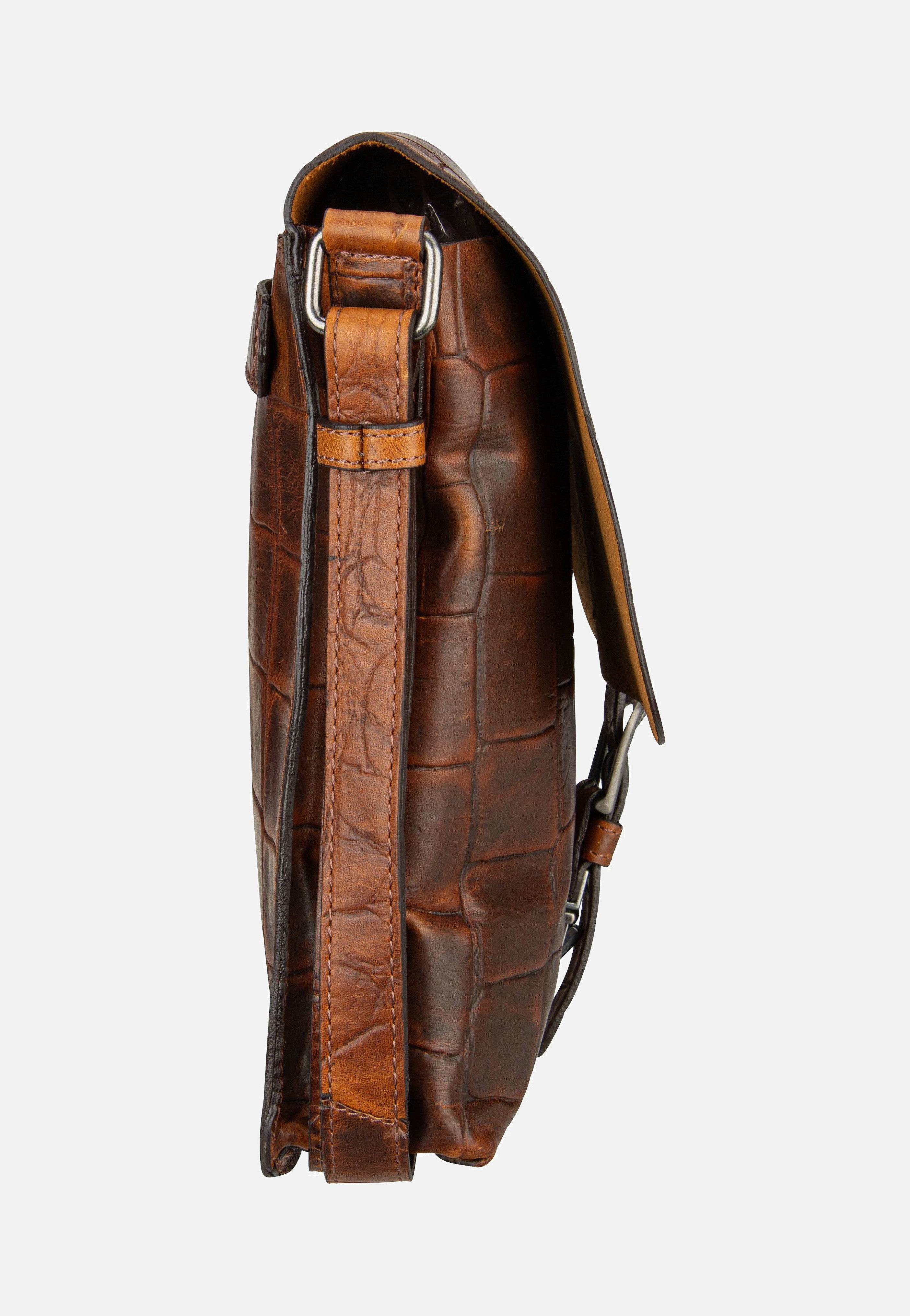 Bugatti Nevio Cognac Messenger Bag