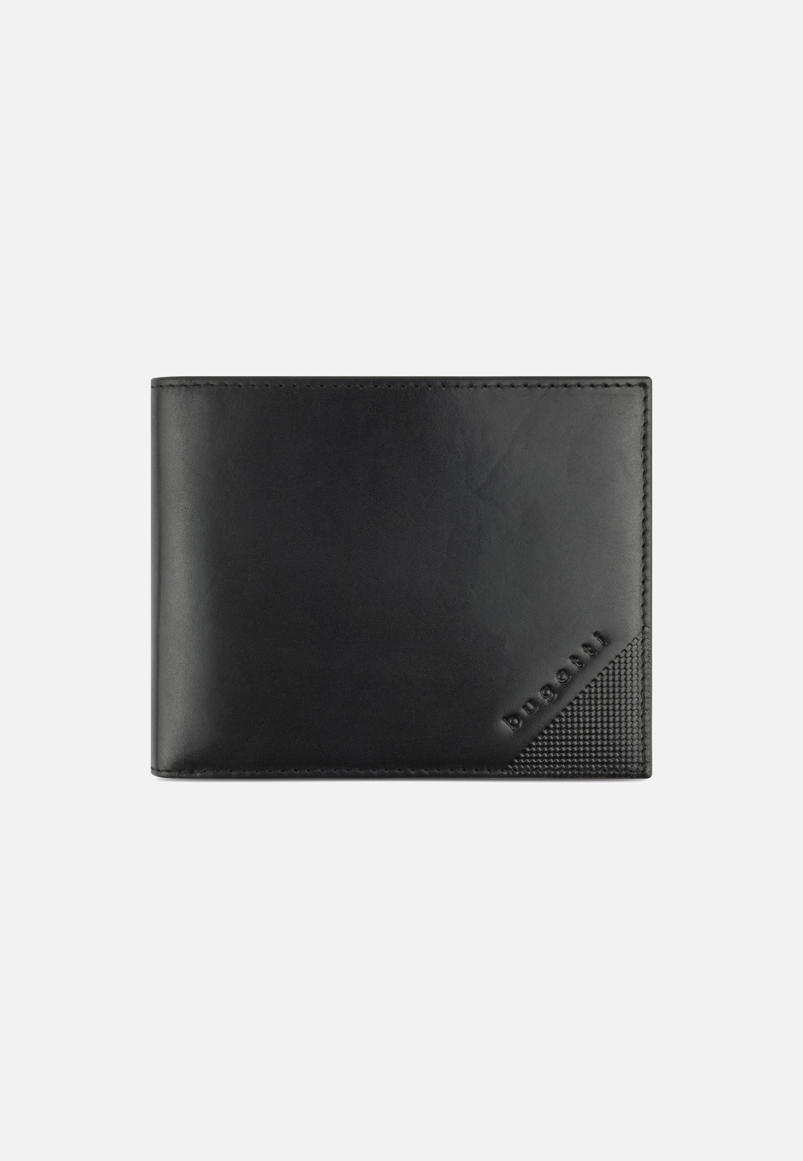 Bugatti Nobile Horizontal with Flap Schwarz Portemonnaie