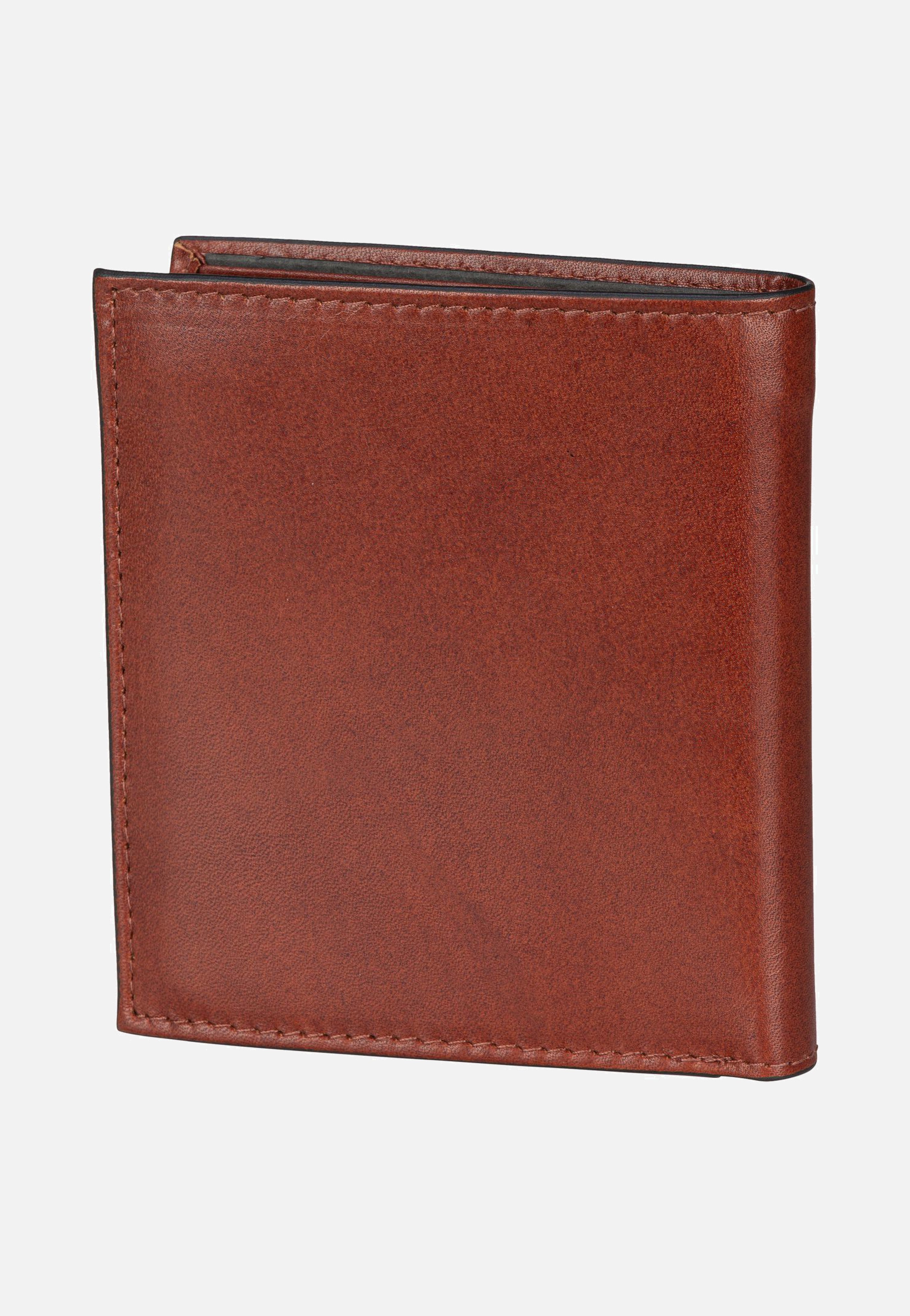Bugatti Nobile Vertical Small with Flap Cognac Portemonnaie