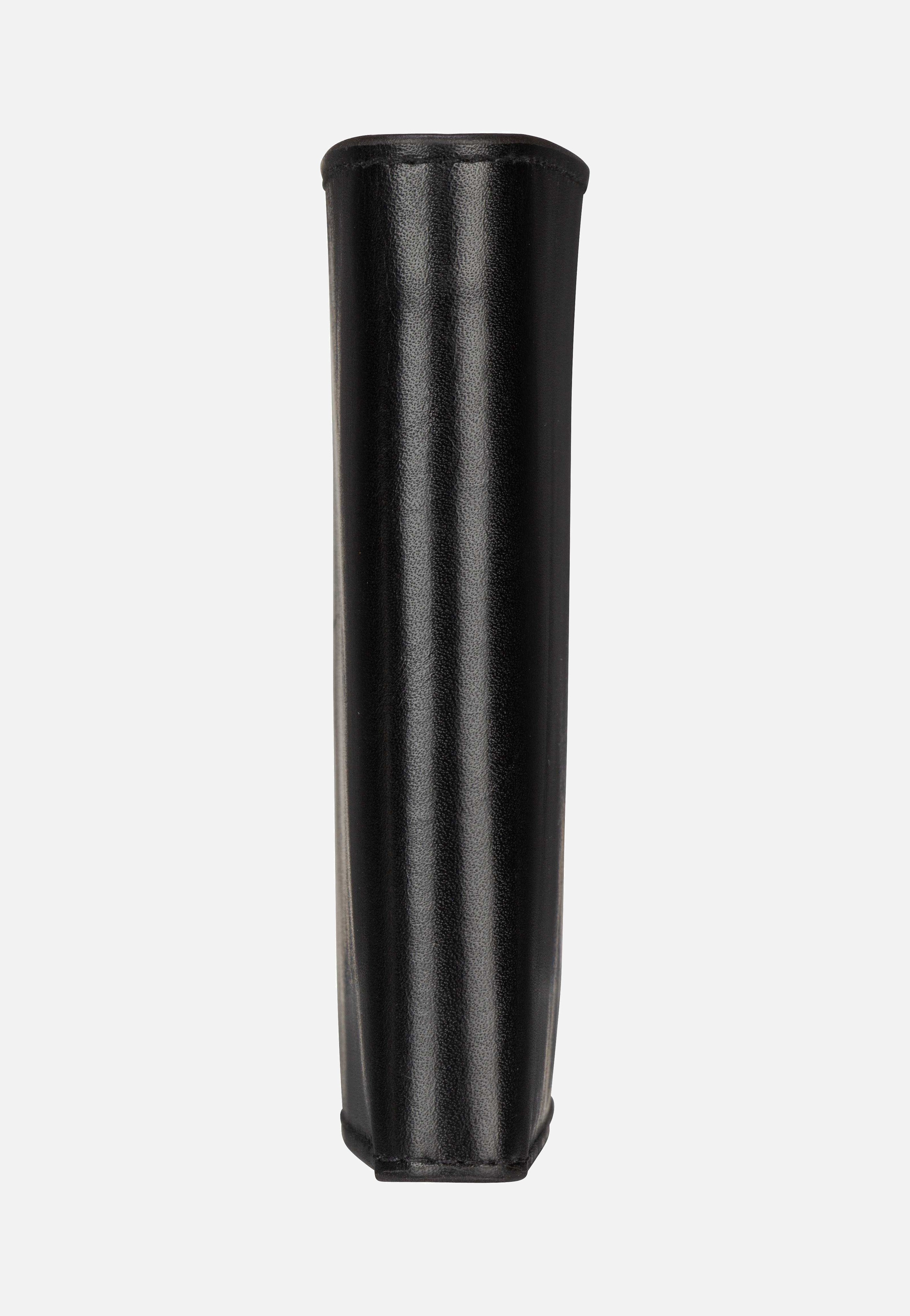 Bugatti Nobile Vertical Small with Flap Schwarz Portemonnaie