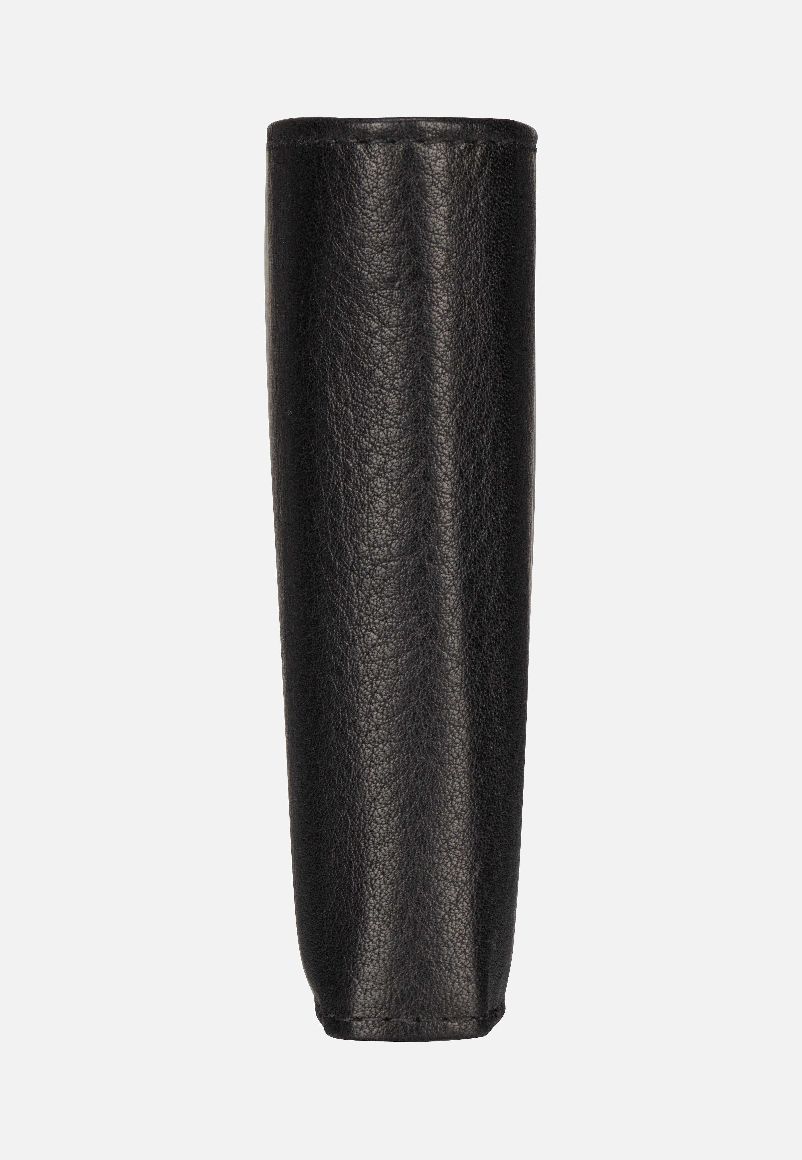 Bugatti Nome Horizontal with Flap III Schwarz Portemonnaie