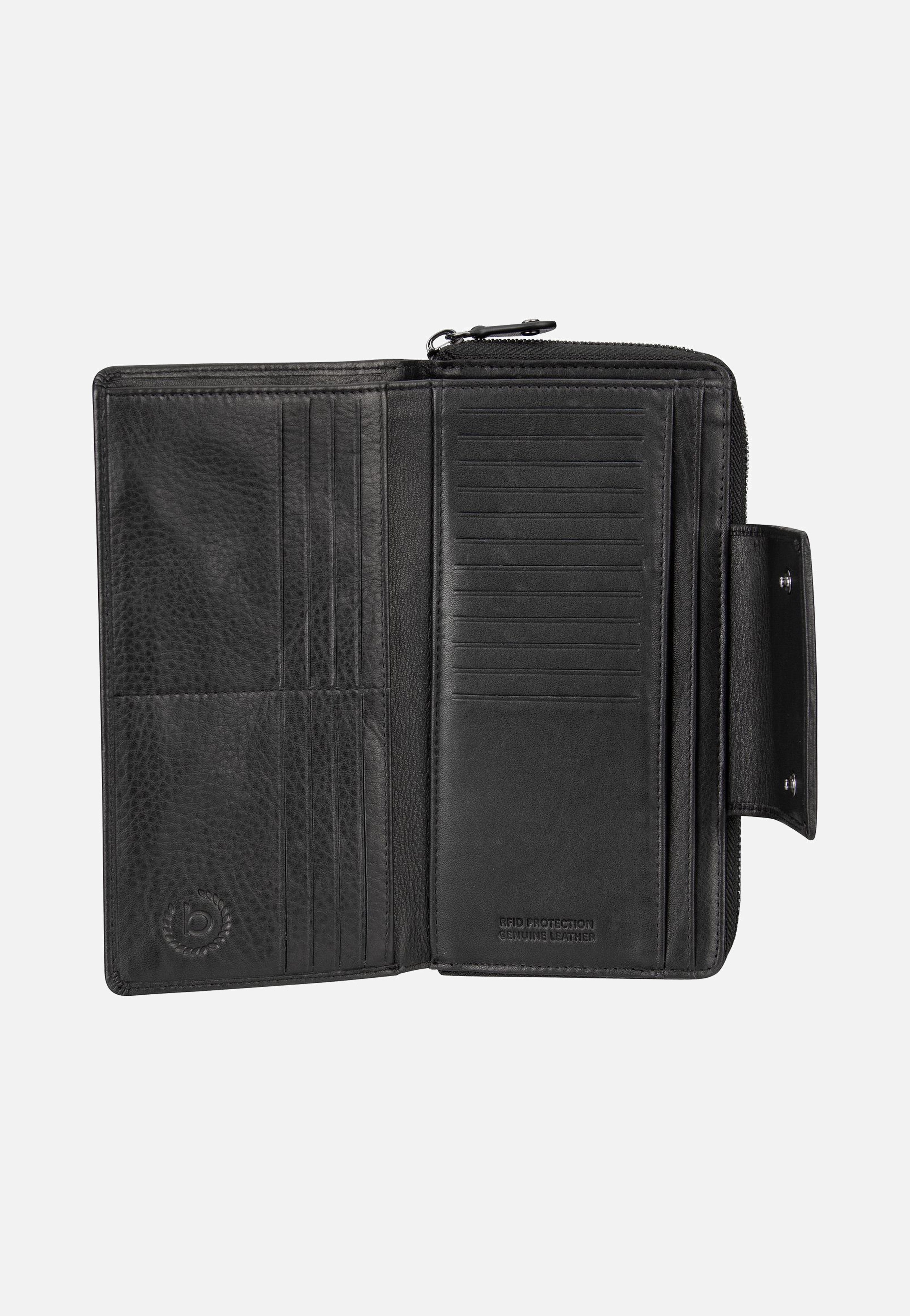 Bugatti Nome Long Ladies Zip Schwarz Portemonnaie