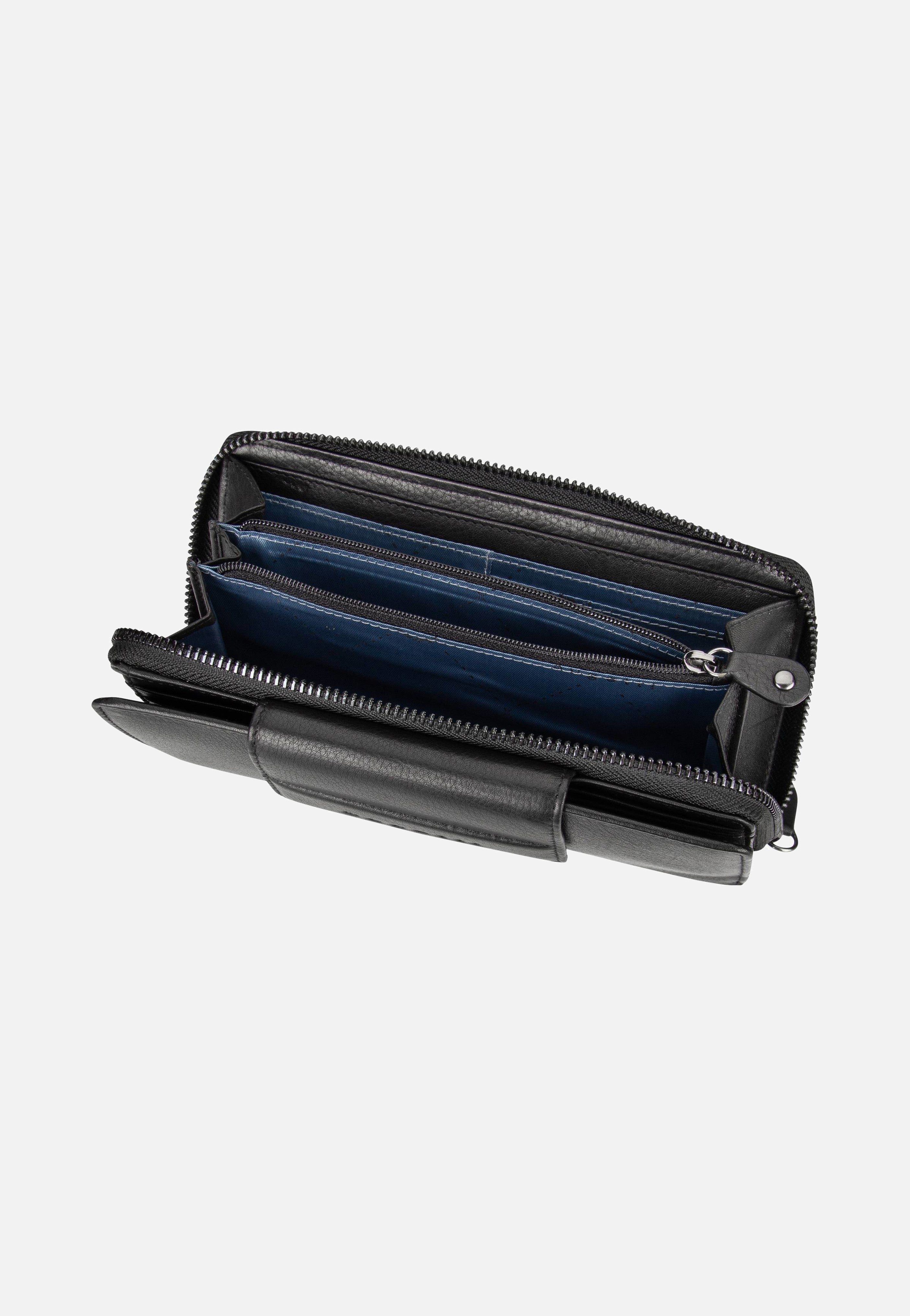 Bugatti Nome Long Ladies Zip Schwarz Portemonnaie