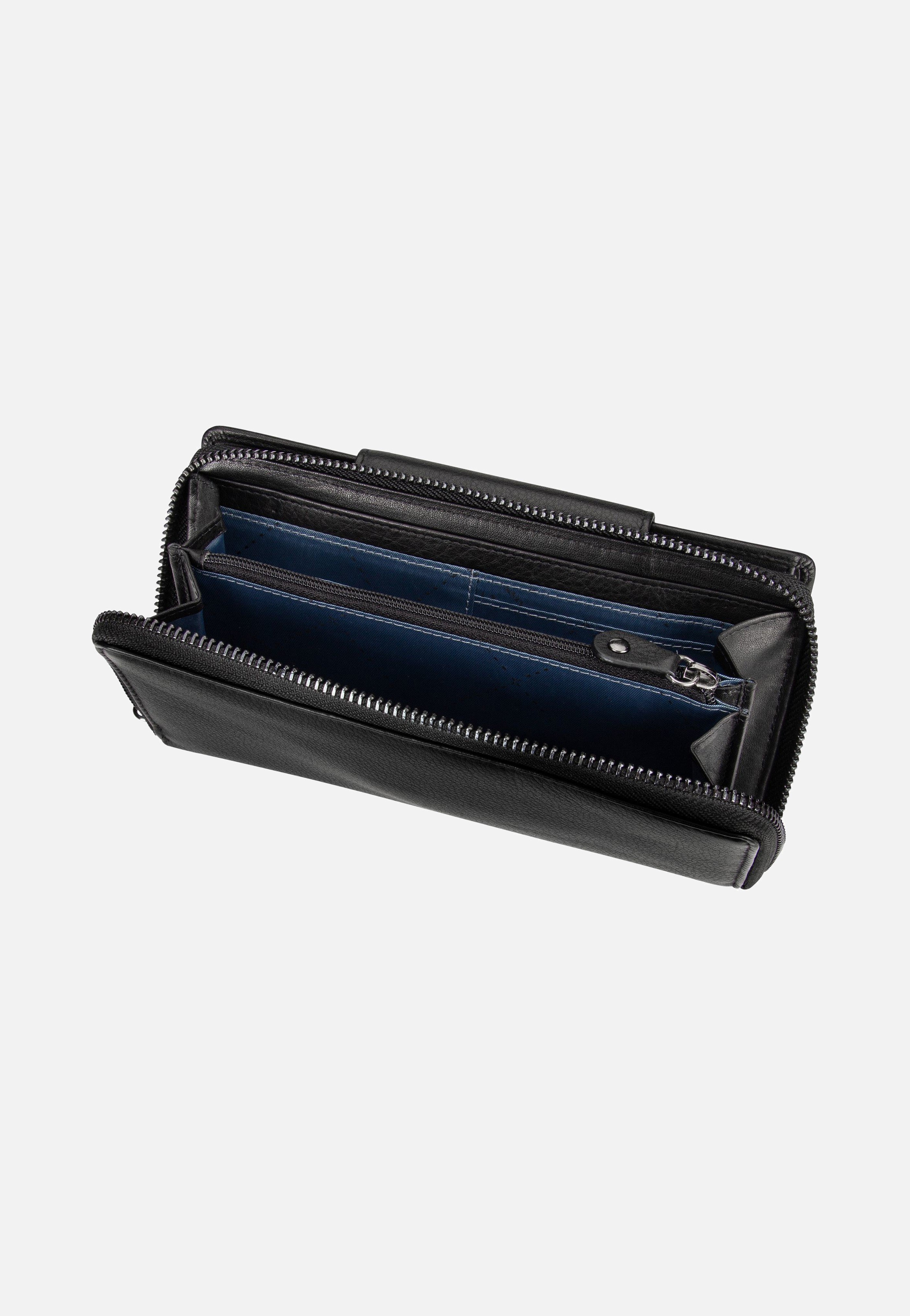 Bugatti Nome Long Ladies Zip Schwarz Portemonnaie