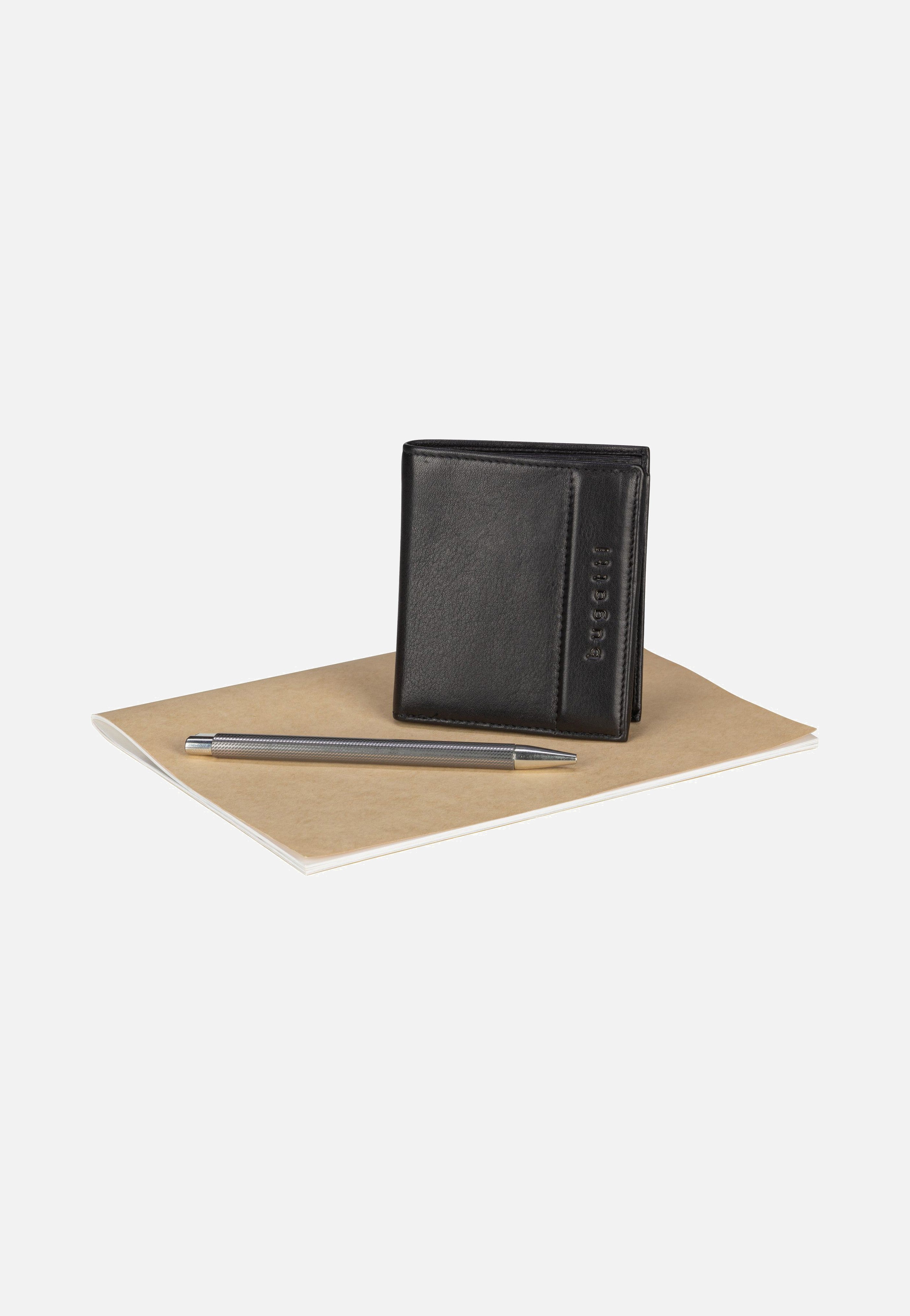Bugatti Nome Vertical Small Schwarz Portemonnaie
