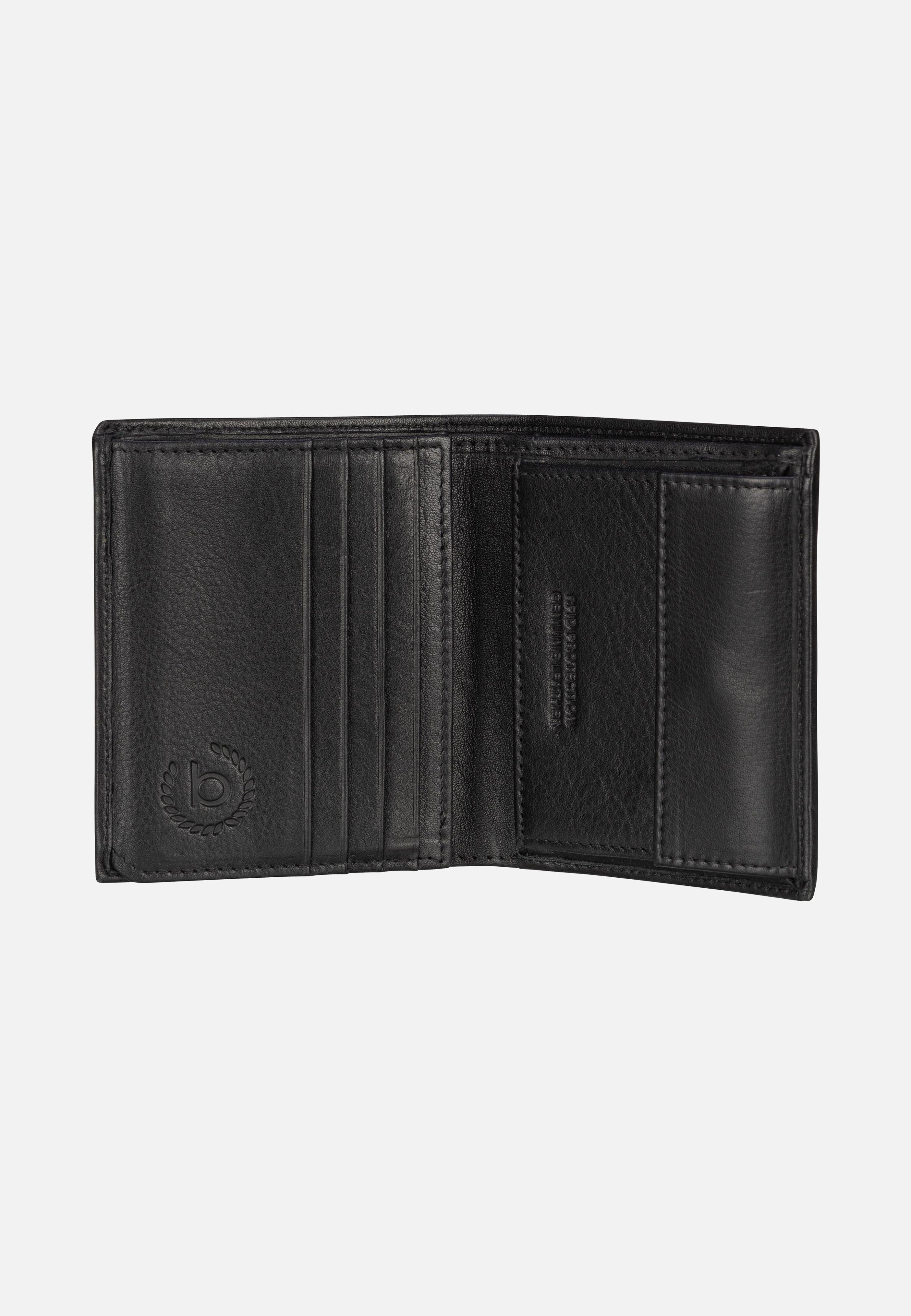 Bugatti Nome Vertical Small Schwarz Portemonnaie