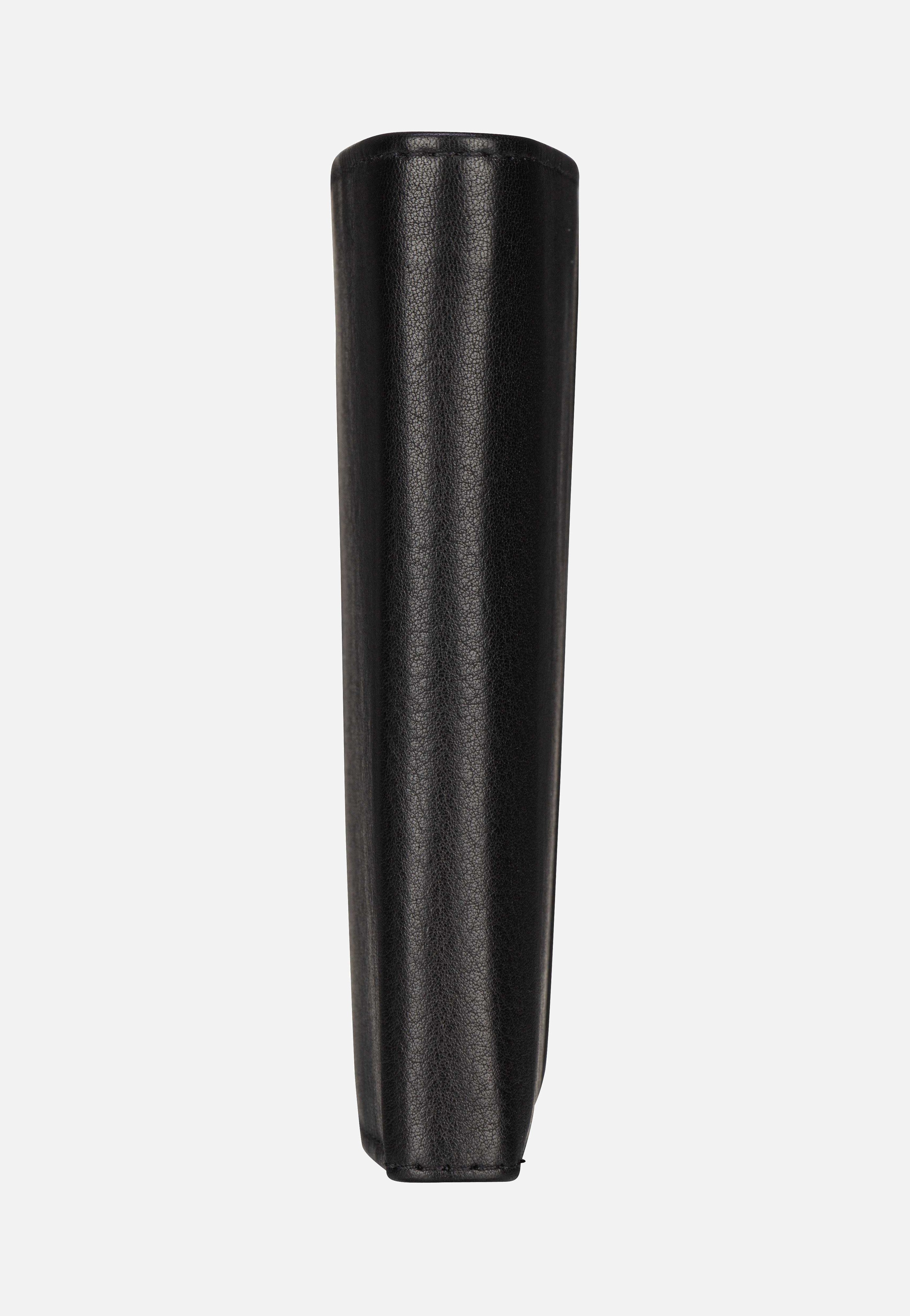 Bugatti Nome Vertical with Flap I Schwarz Portemonnaie