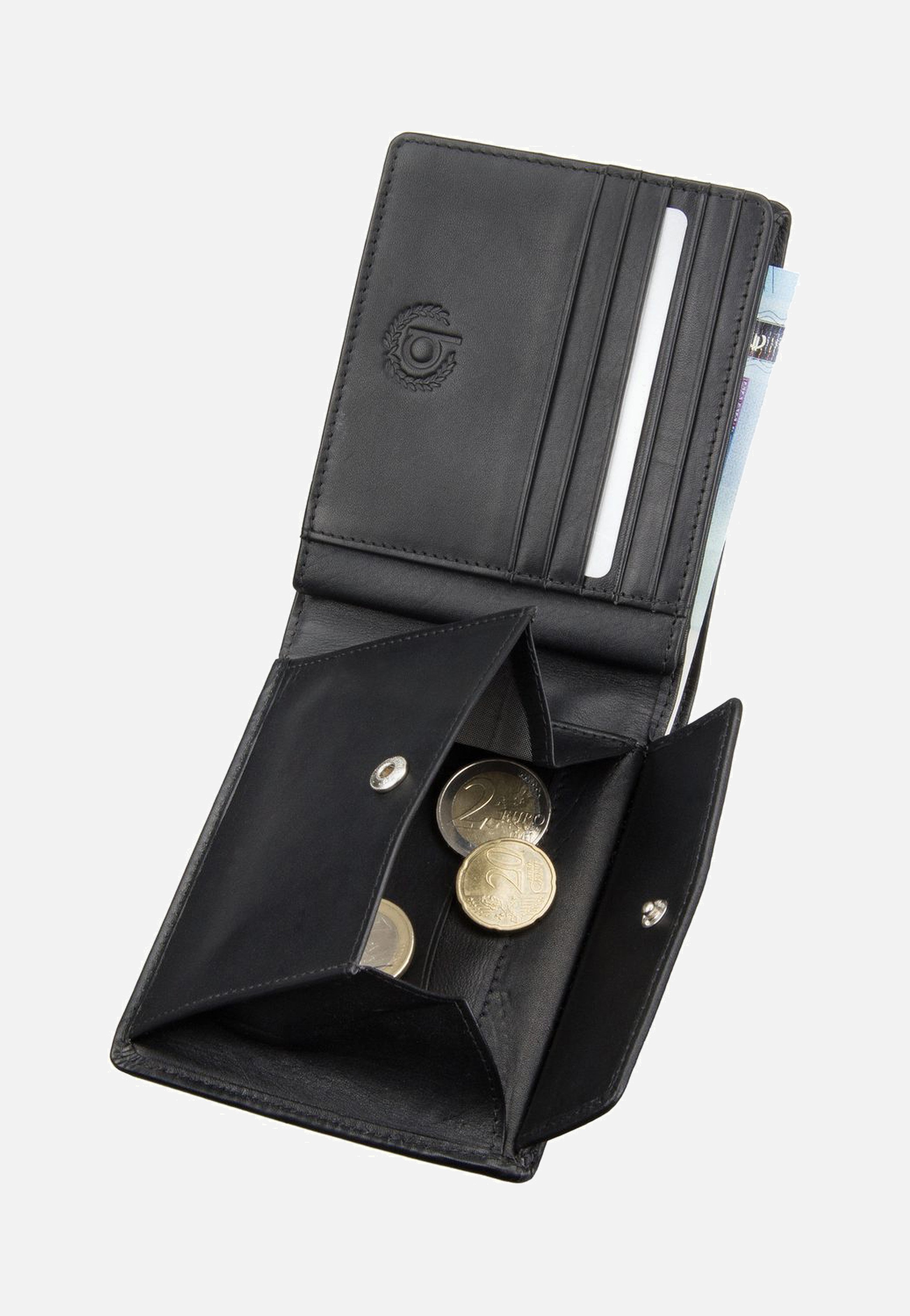 Bugatti Primo Coin 10 Schwarz Portemonnaie
