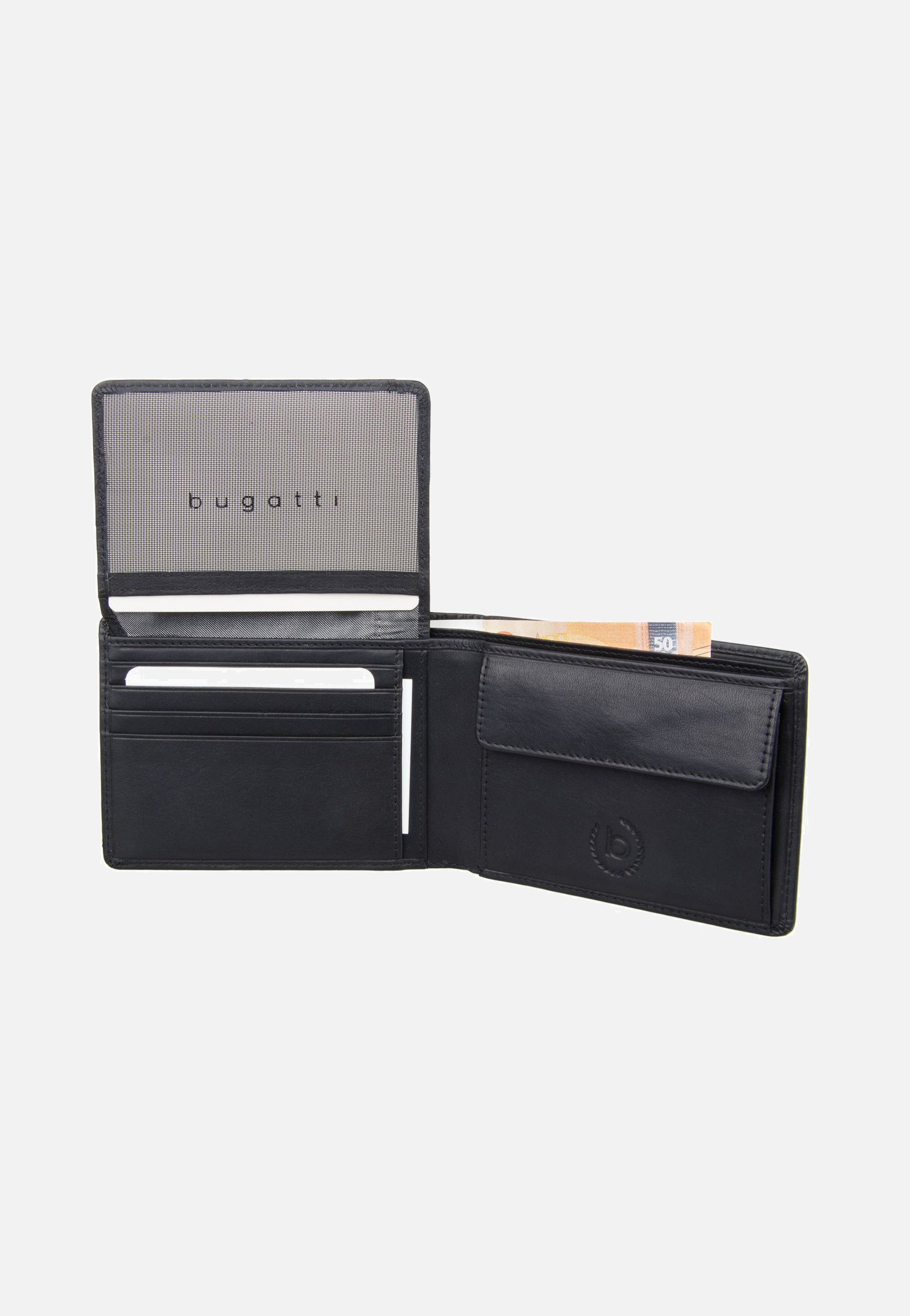 Bugatti Primo RFID 3263 Schwarz Portemonnaie