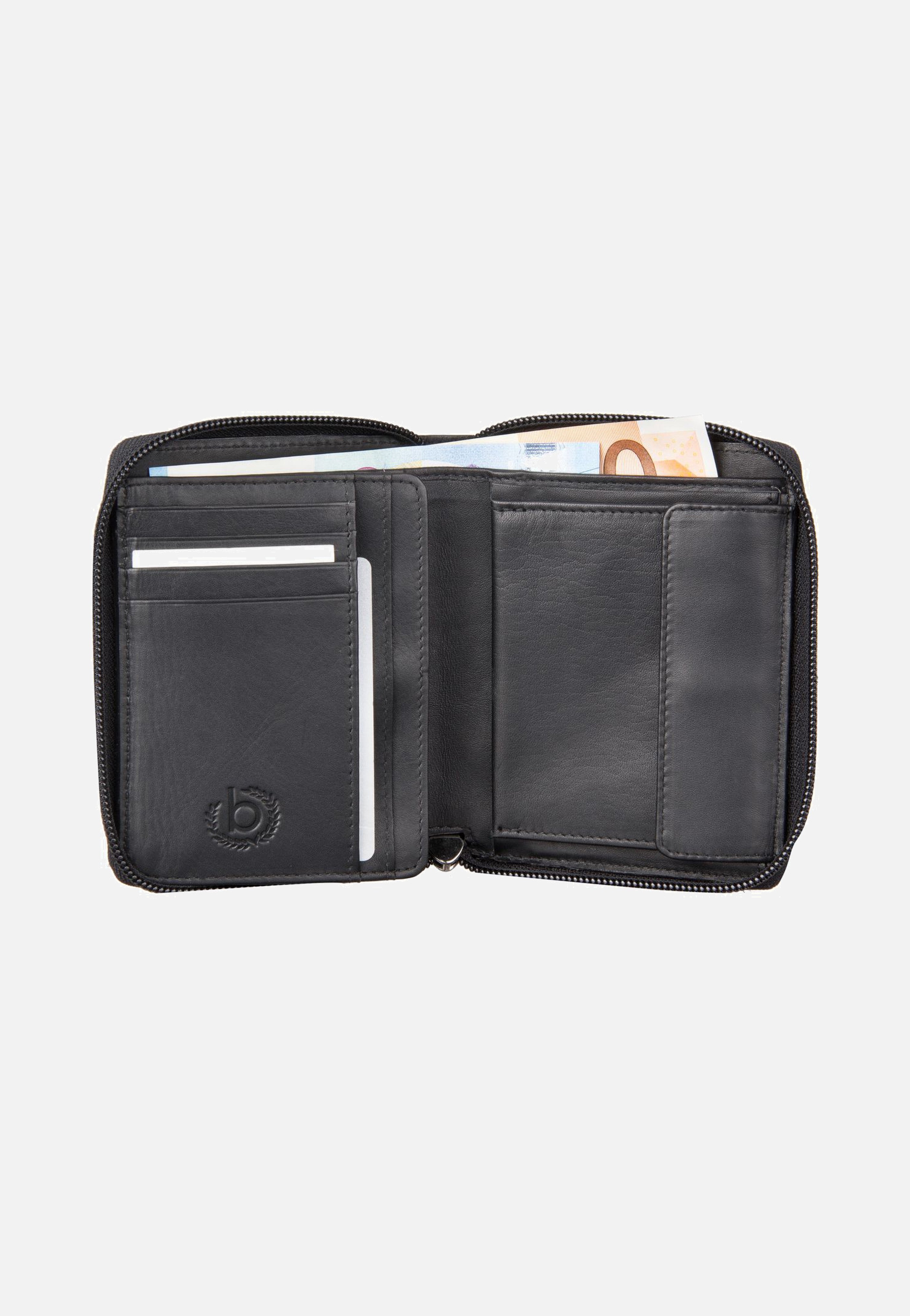 Bugatti Primo Zip 8 Schwarz Portemonnaie