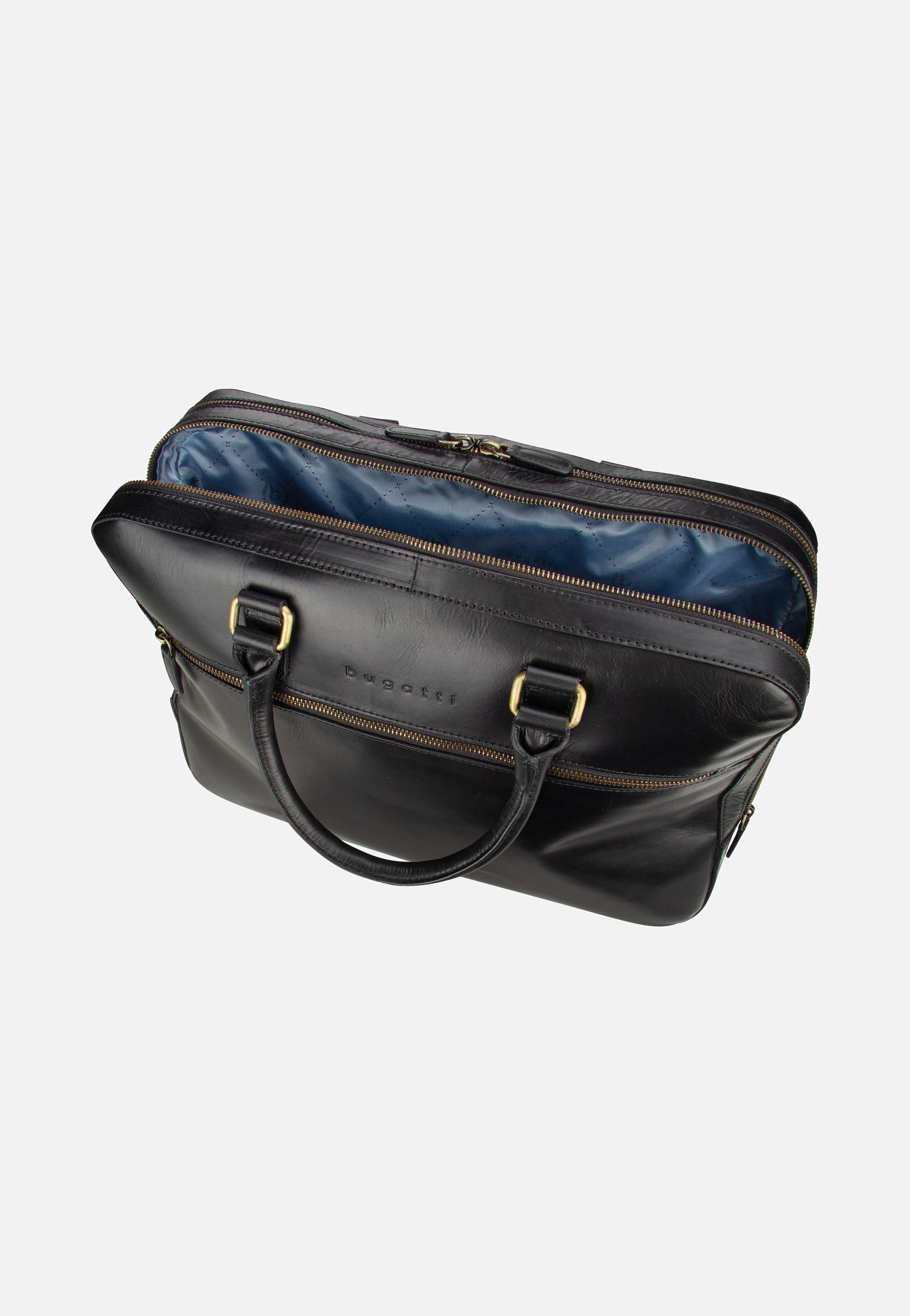 Bugatti Remo Large Schwarz Aktentasche