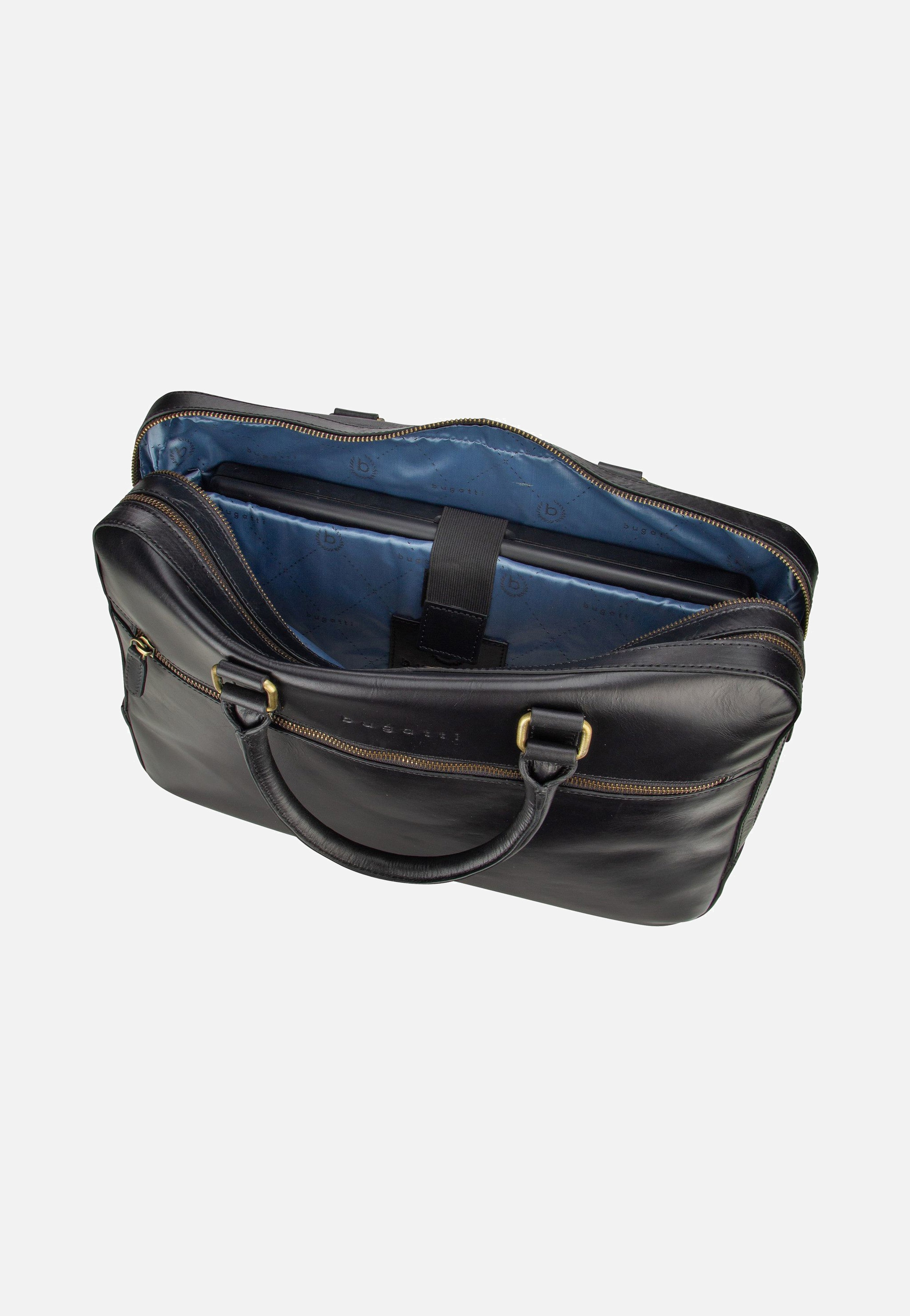 Bugatti Remo Large Schwarz Aktentasche