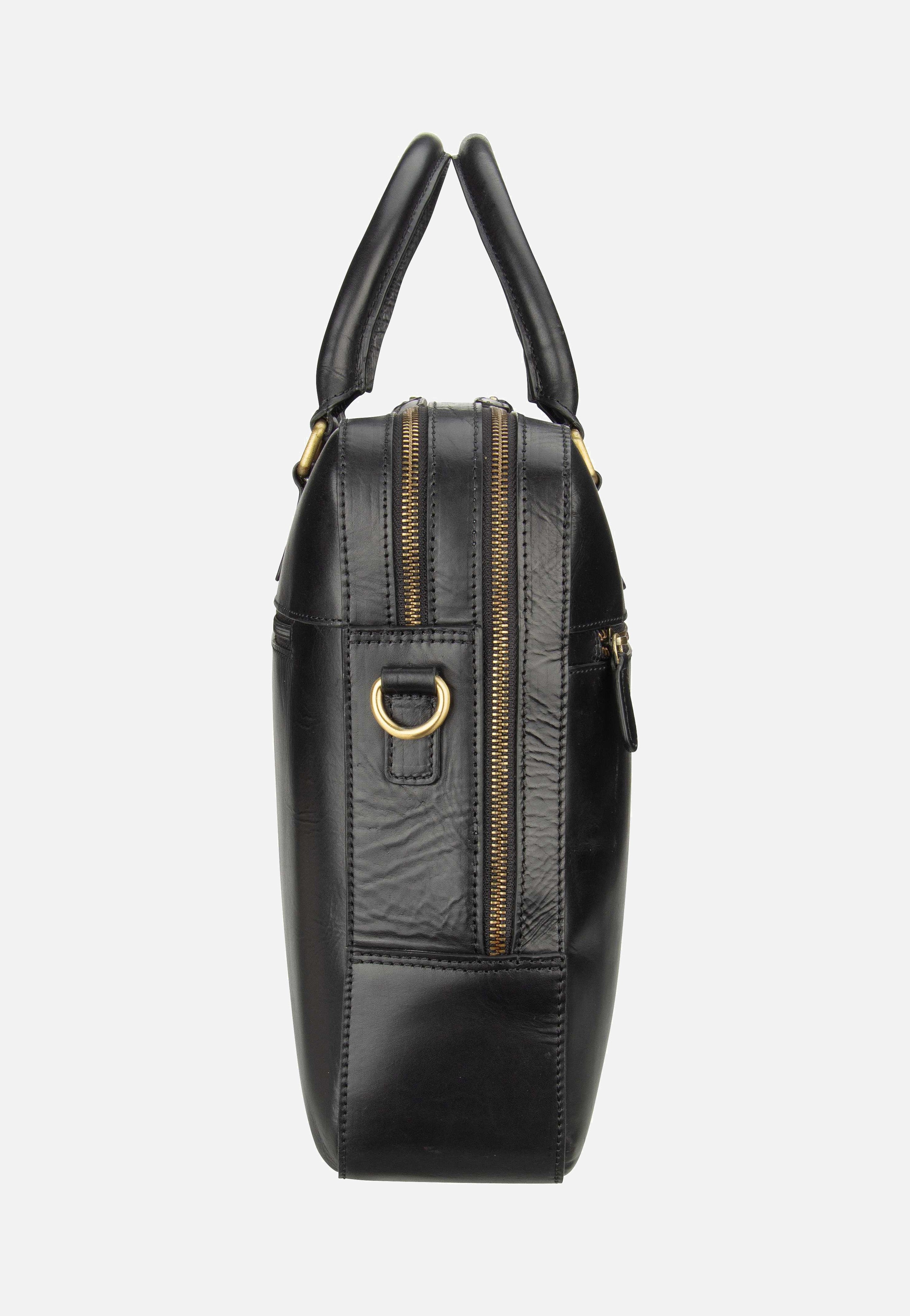 Bugatti Remo Large Schwarz Aktentasche