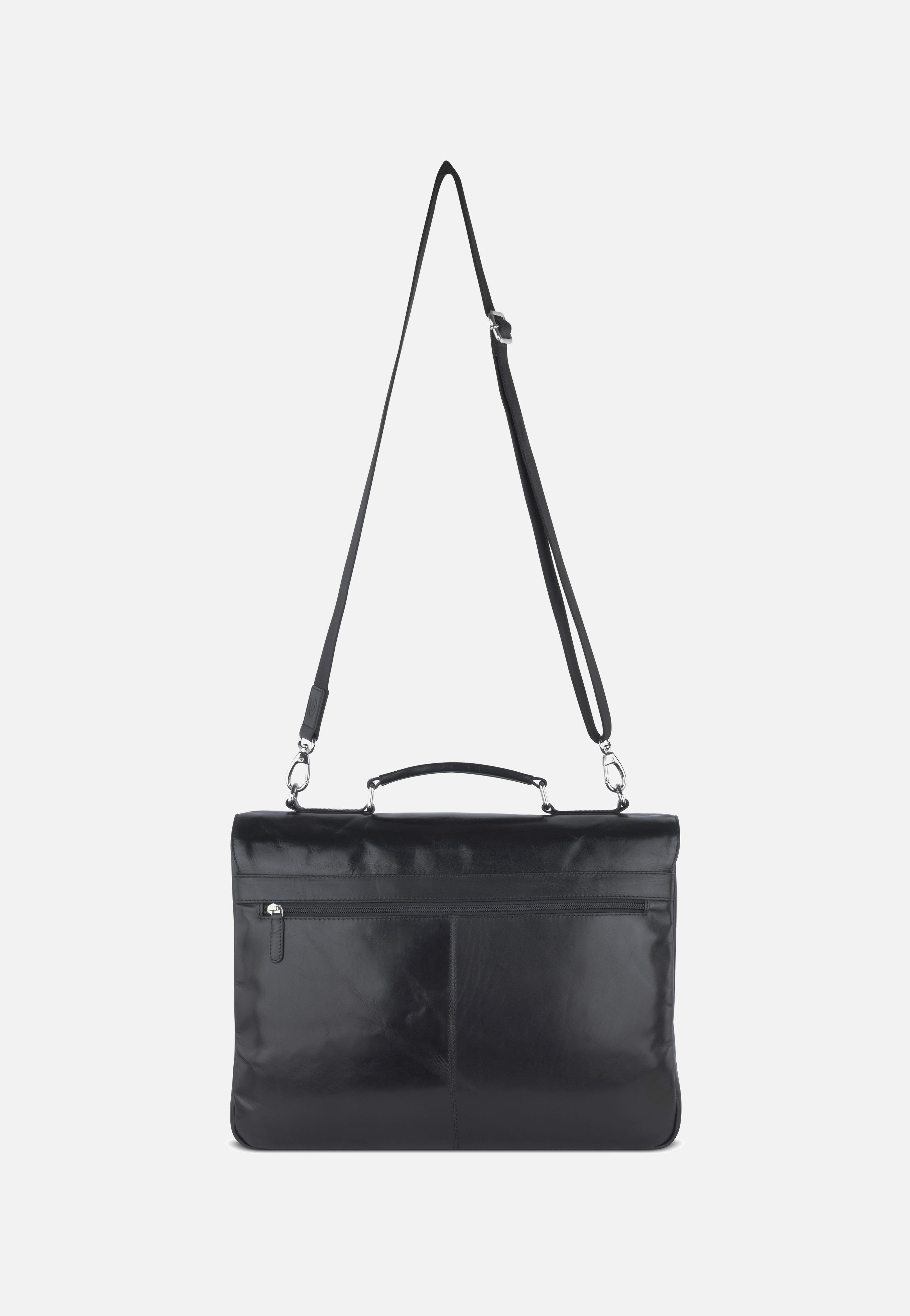 Bugatti Romano Large Schwarz Aktentasche