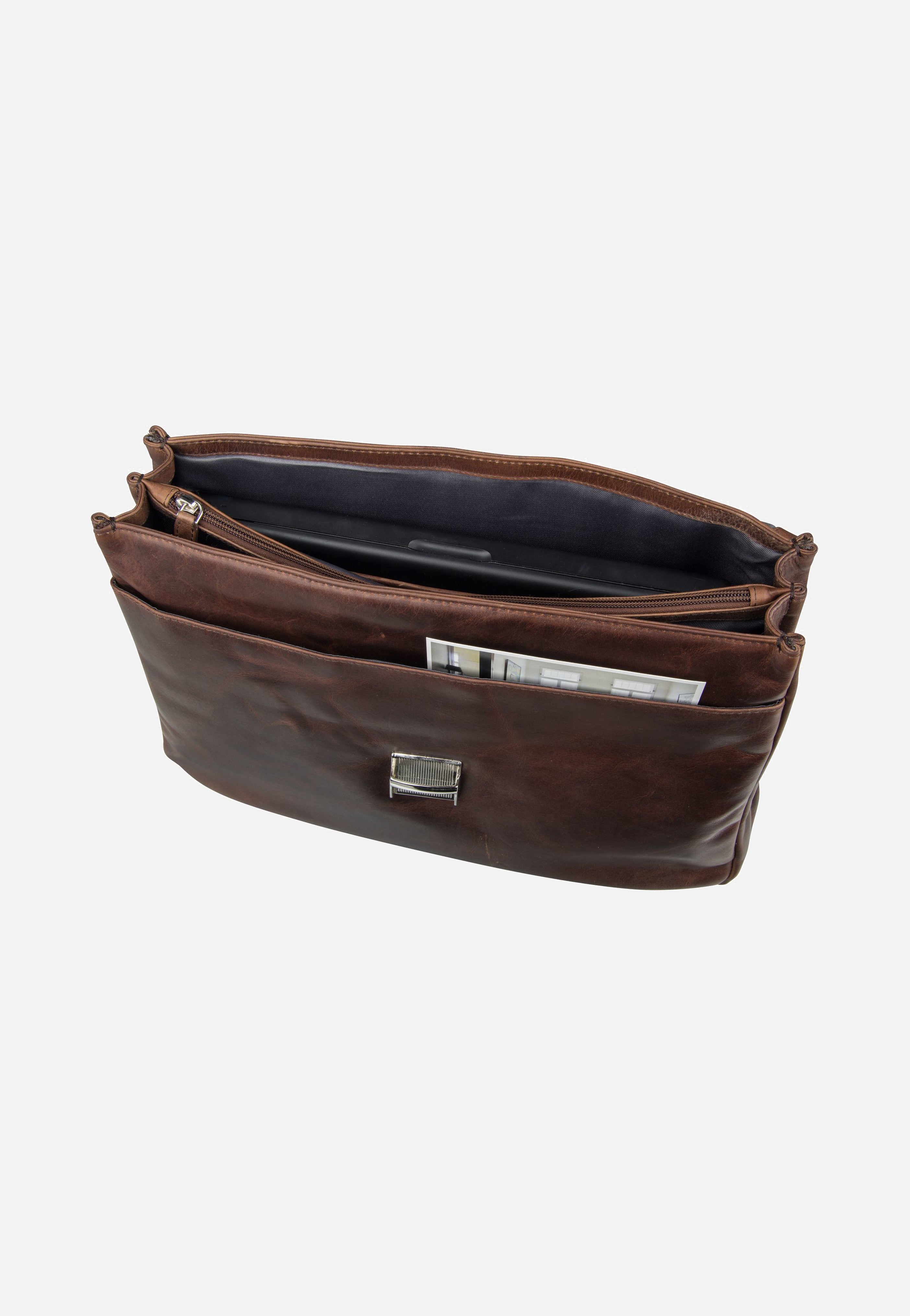Bugatti Romano Medium Braun Aktentasche