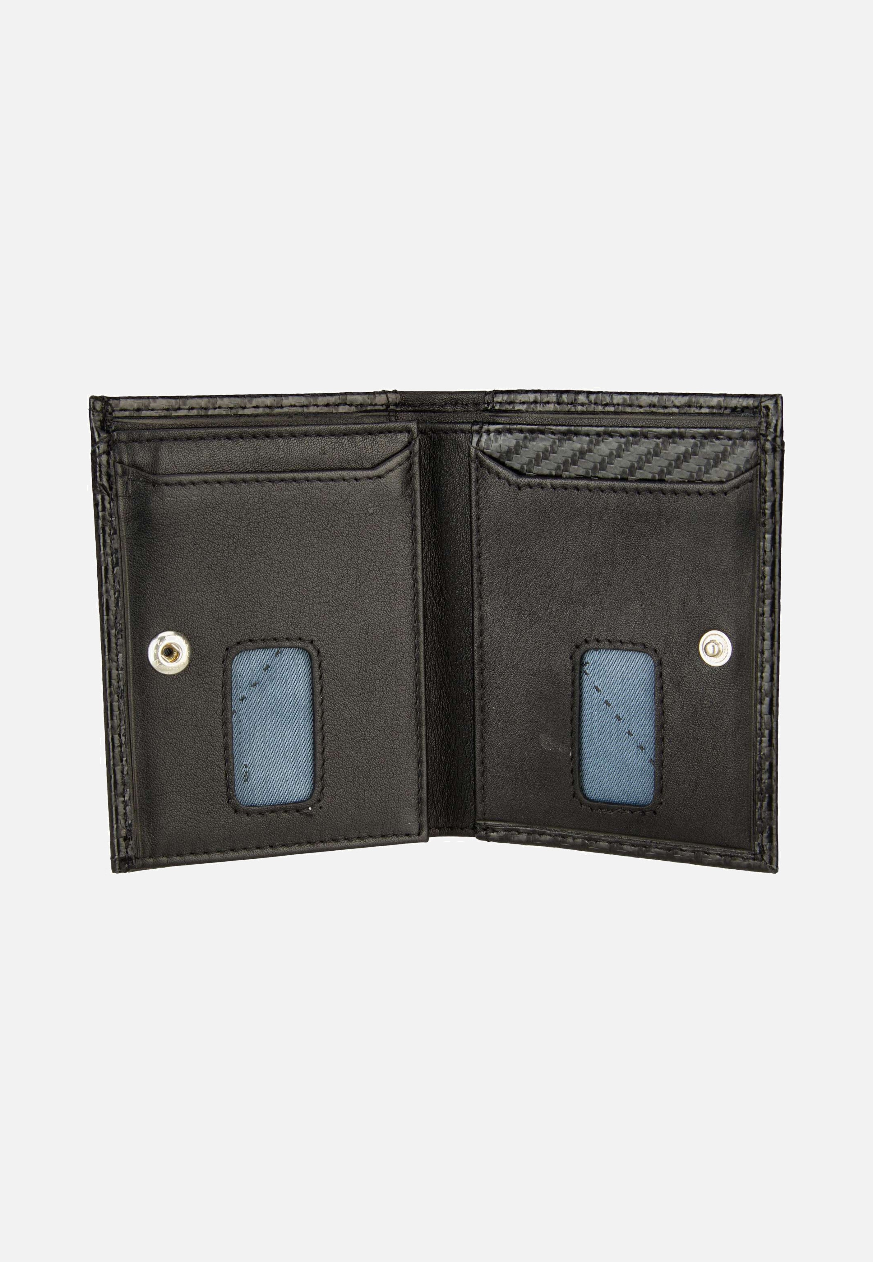 Bugatti Secure Slim Mini 1490C Schwarz Card Holder