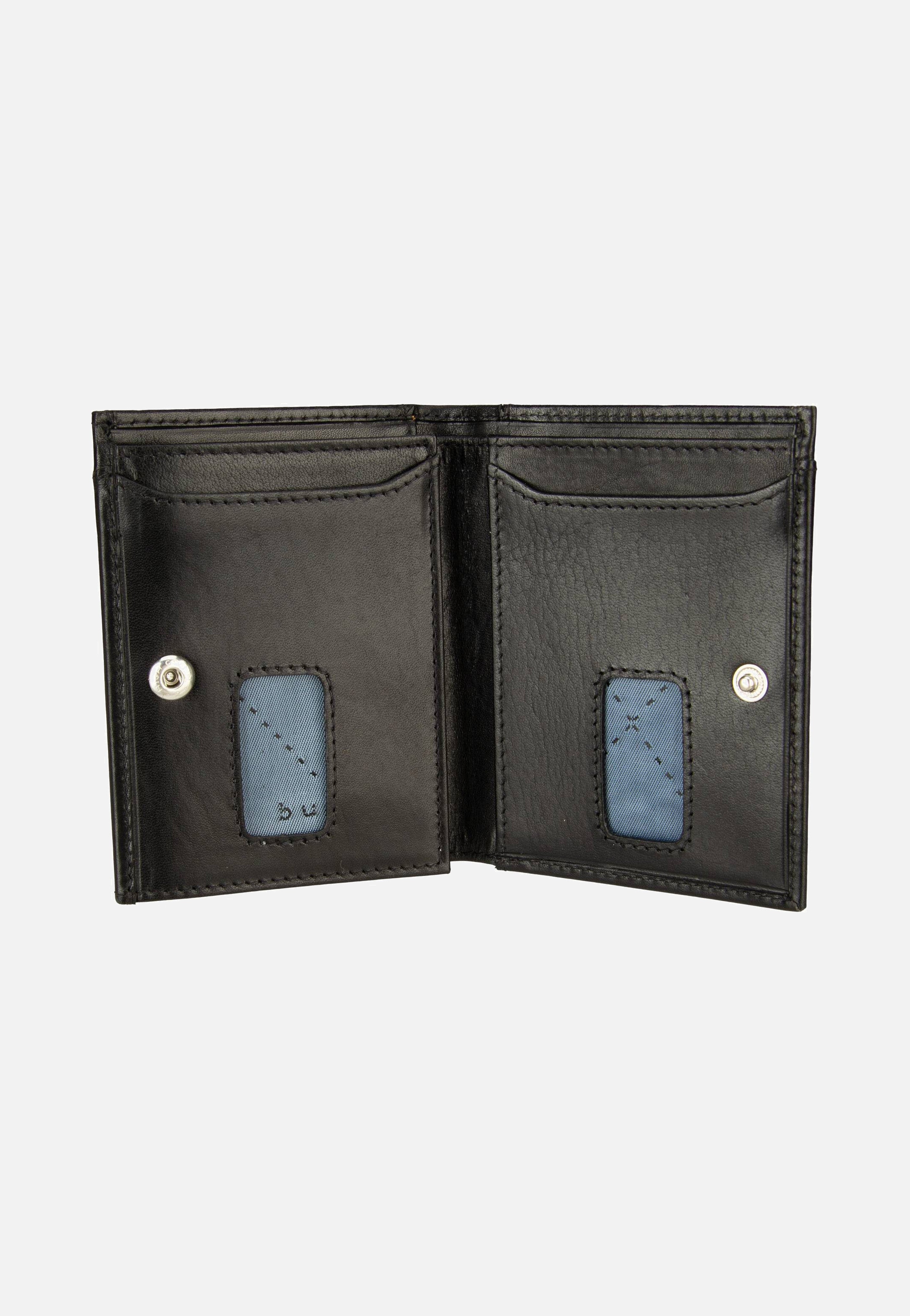 Bugatti Secure Slim Mini 1490R Schwarz Card Holder