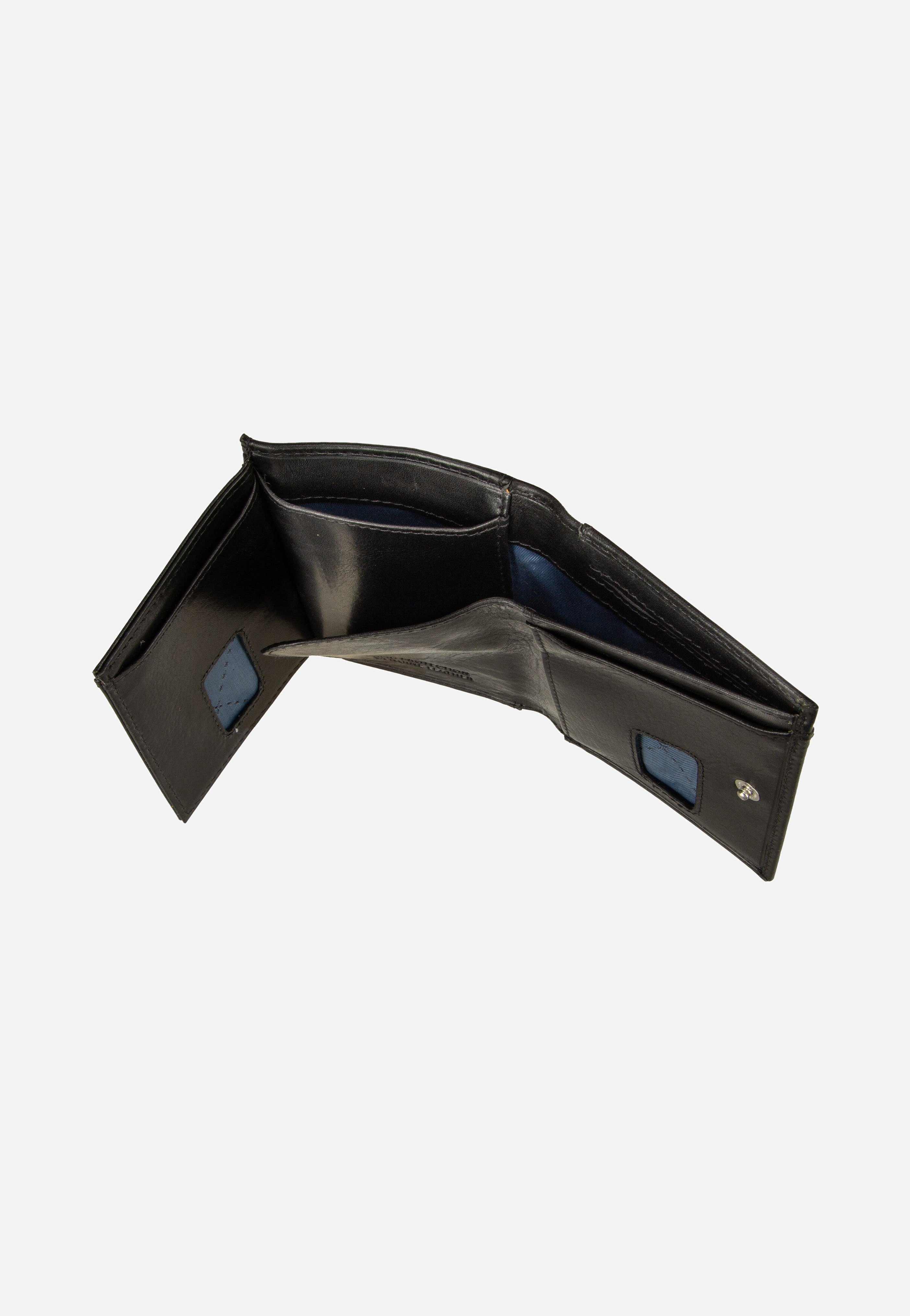 Bugatti Secure Slim Mini 1490R Schwarz Card Holder