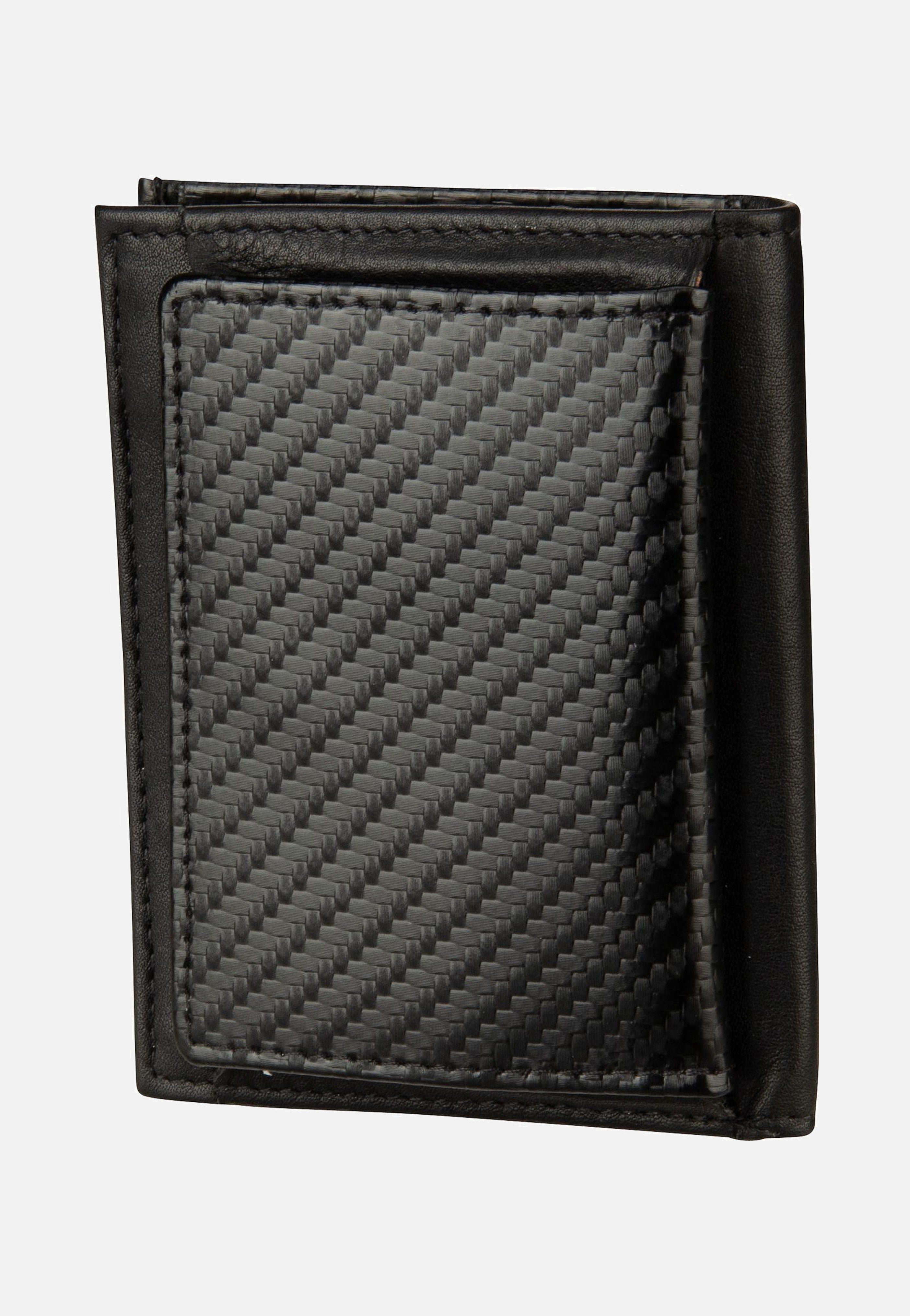 Bugatti Secure Slim Mini Special 1480C Schwarz Portemonnaie