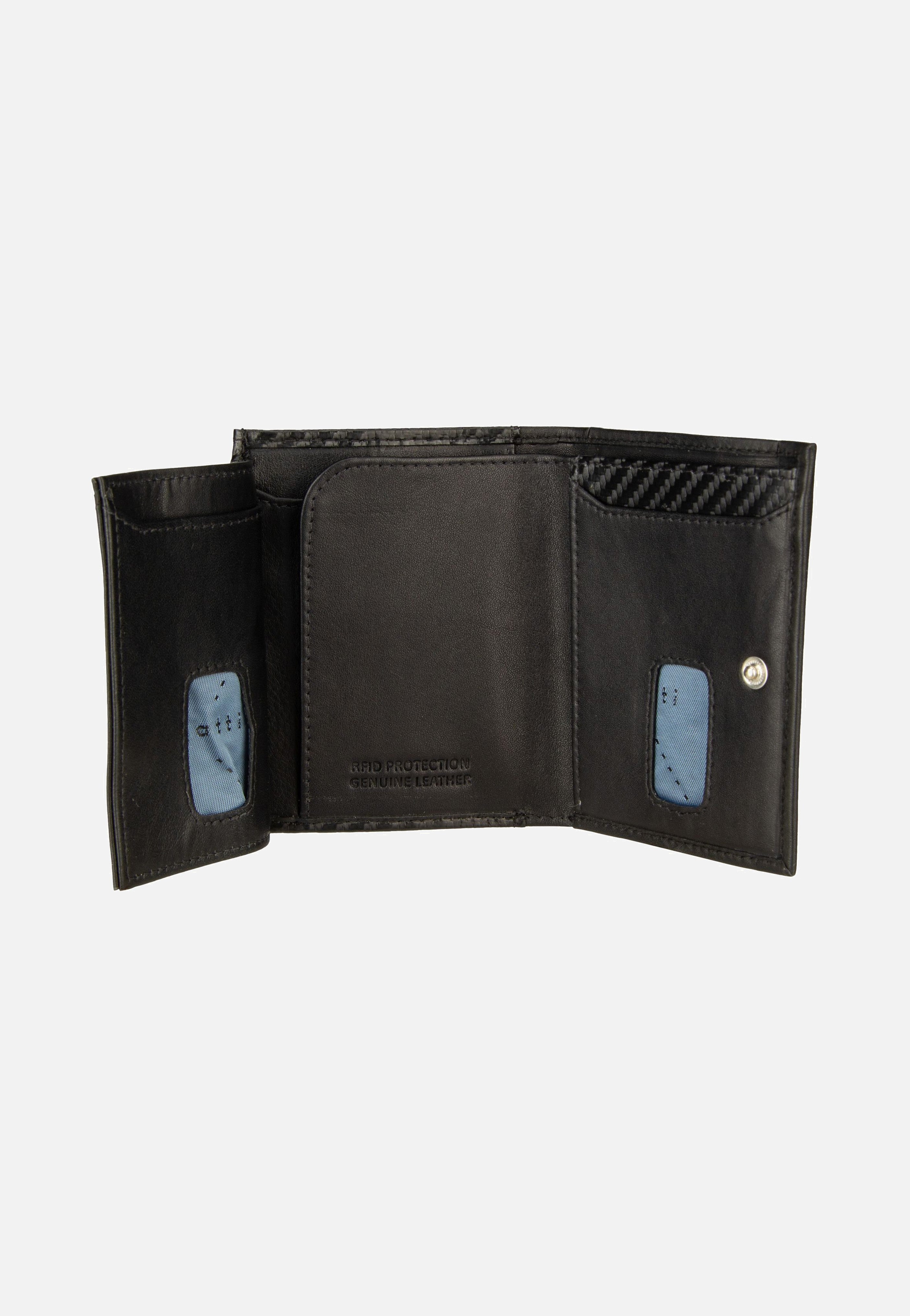 Bugatti Secure Slim Mini Special 1480C Schwarz Portemonnaie
