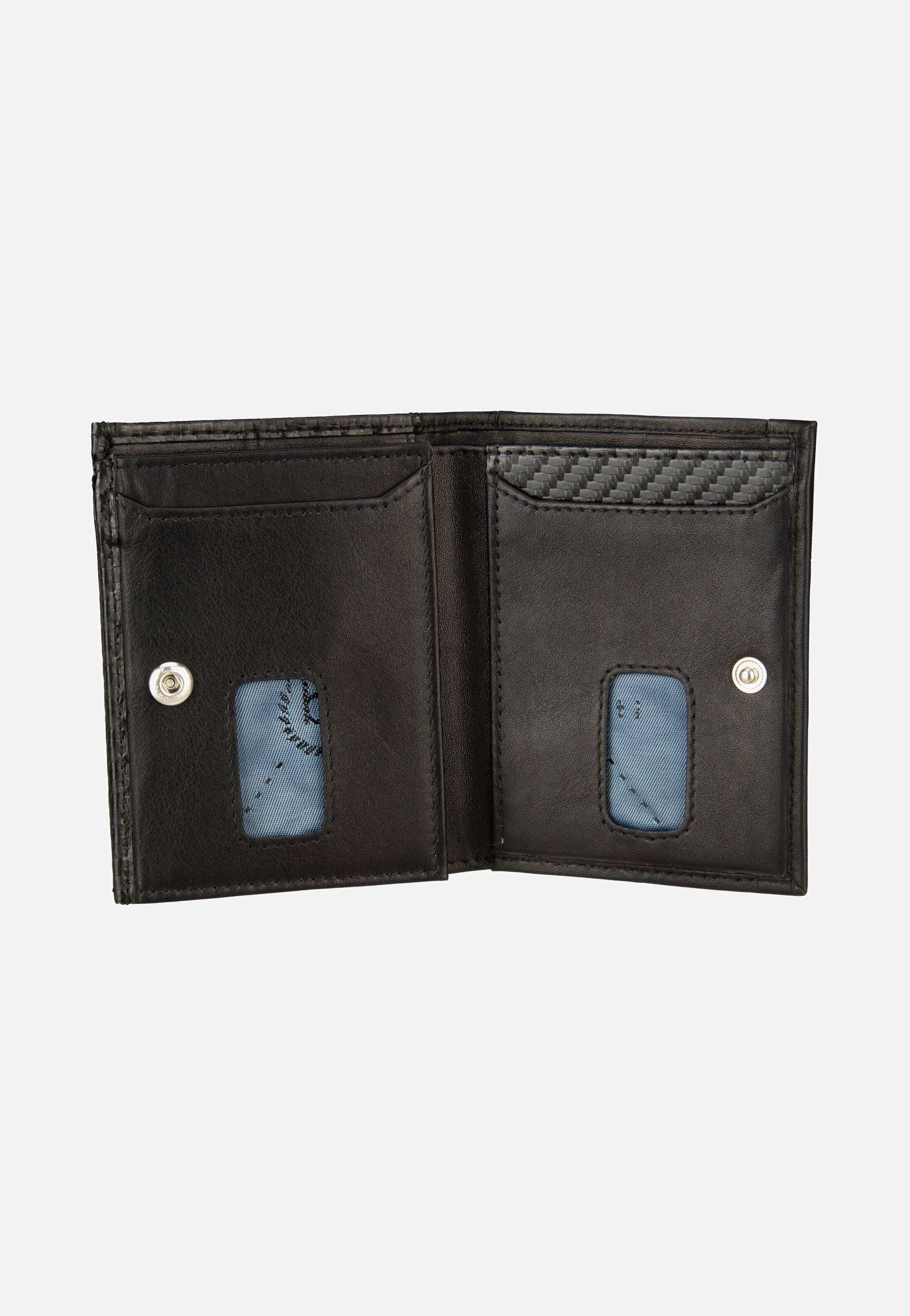 Bugatti Secure Slim Mini Special 1480C Schwarz Portemonnaie