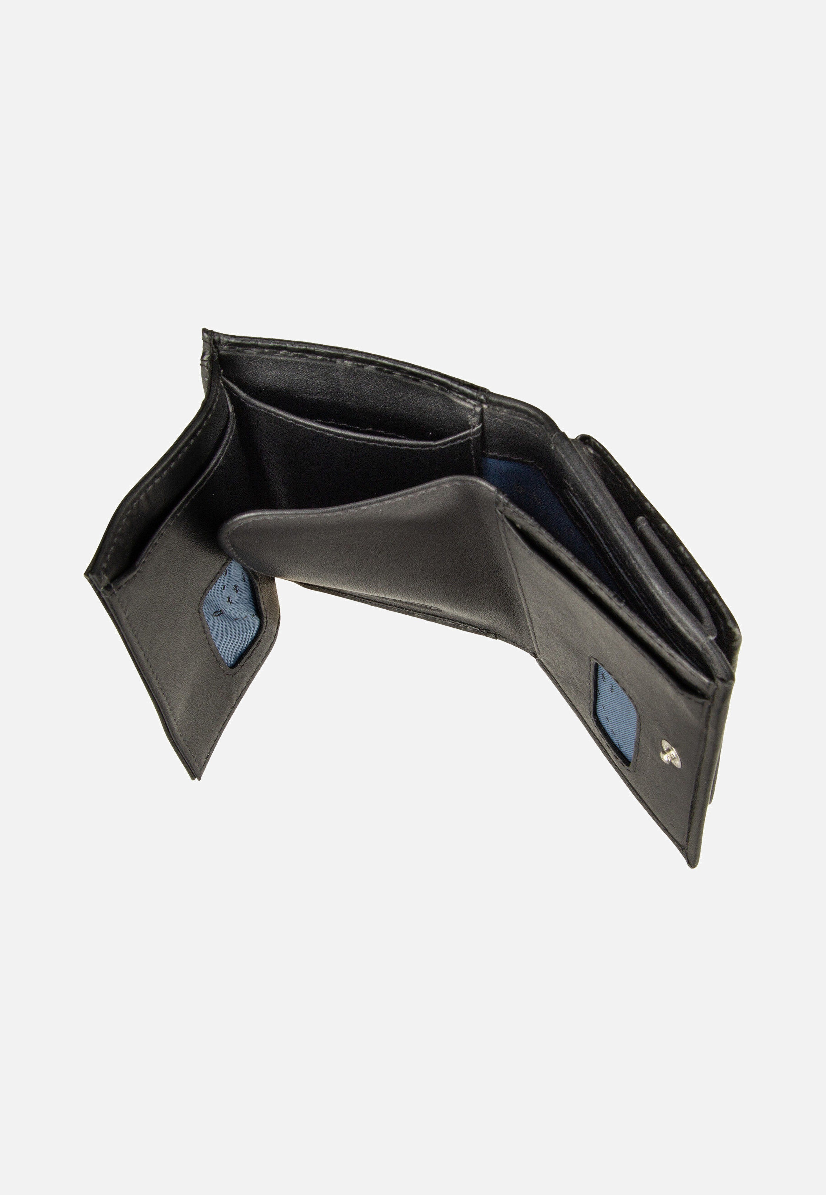 Bugatti Secure Slim Mini Special 1480C Schwarz Portemonnaie