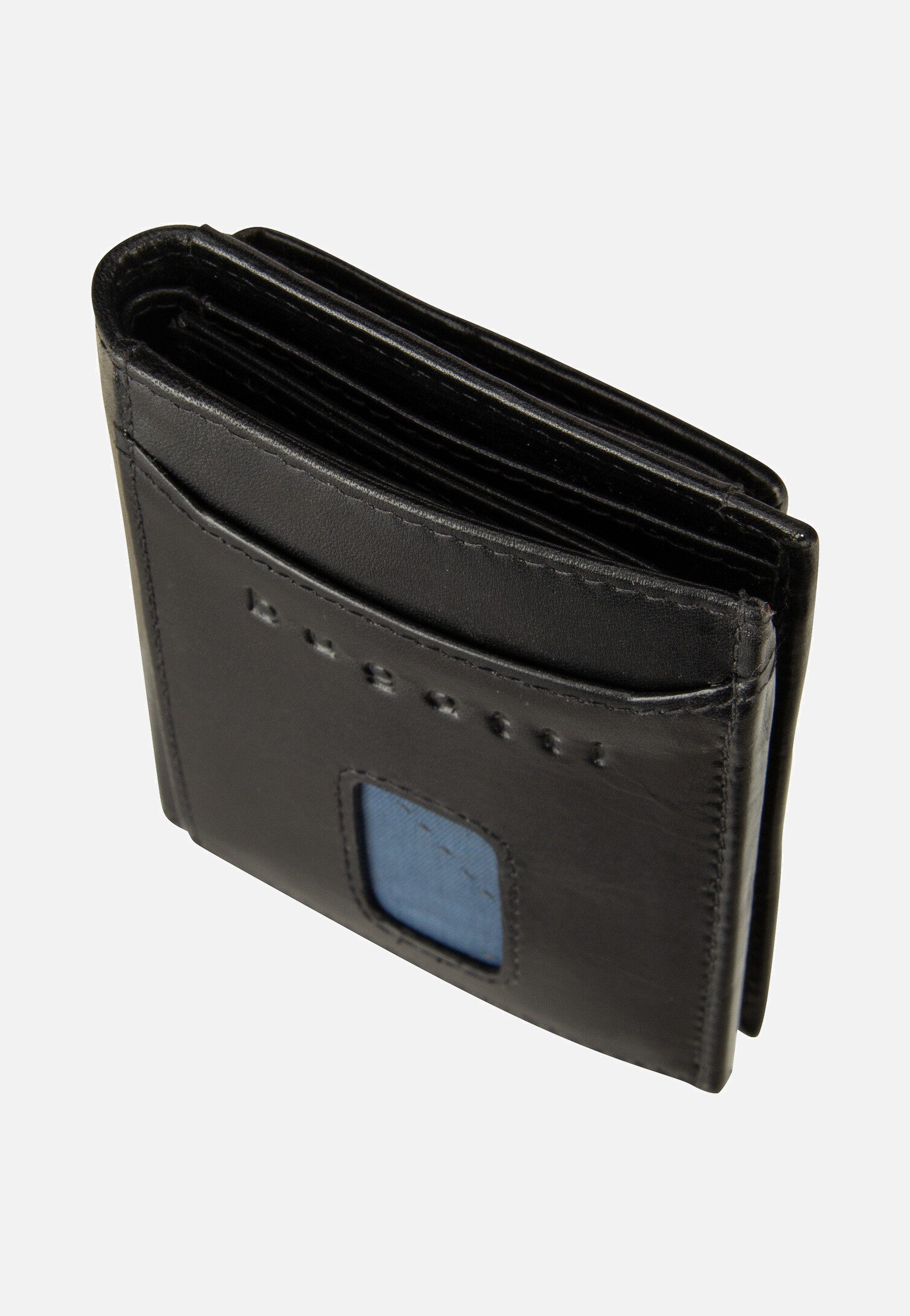 Bugatti Secure Slim Mini Special 1480R Schwarz Portemonnaie
