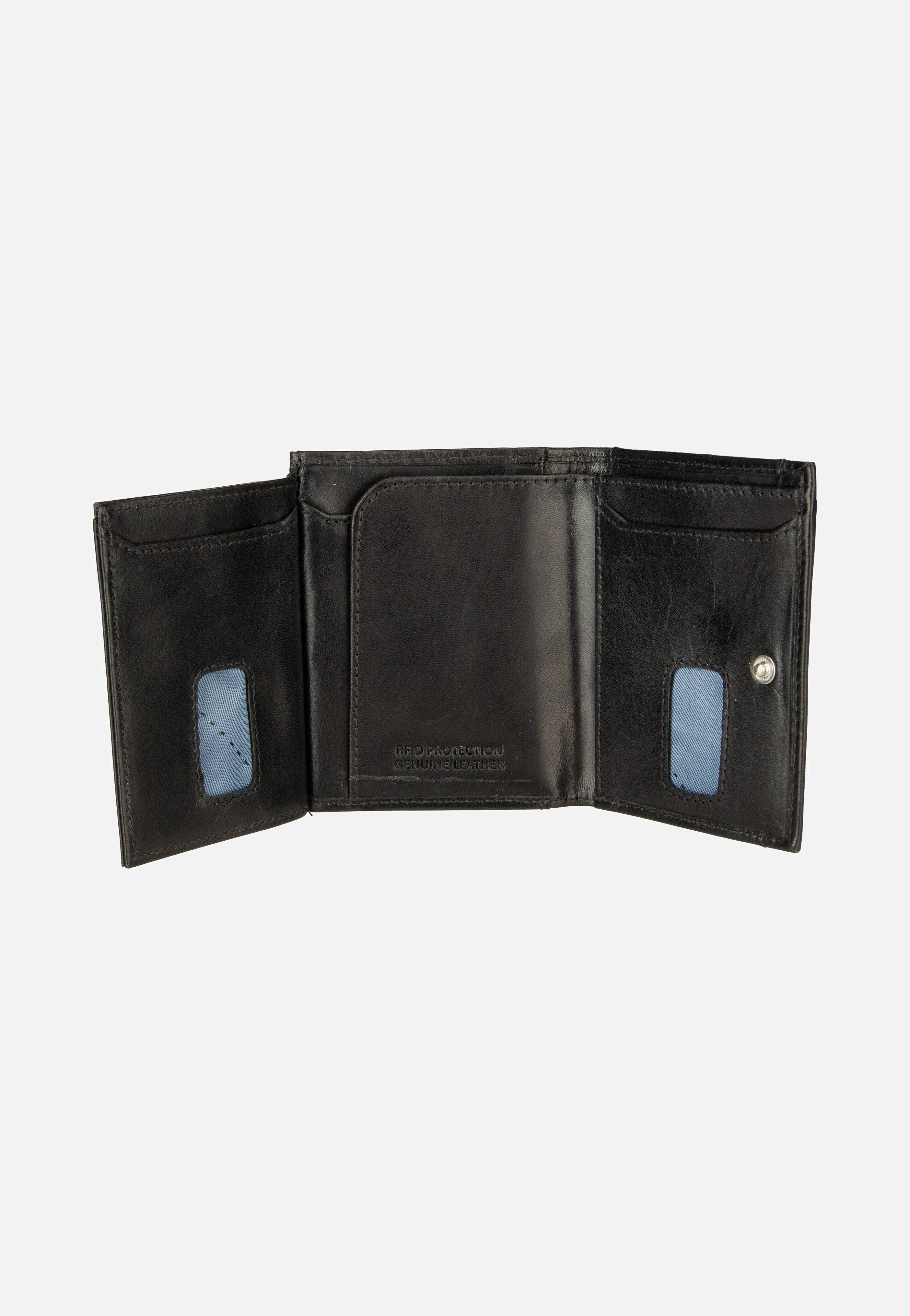 Bugatti Secure Slim Mini Special 1480R Schwarz Portemonnaie