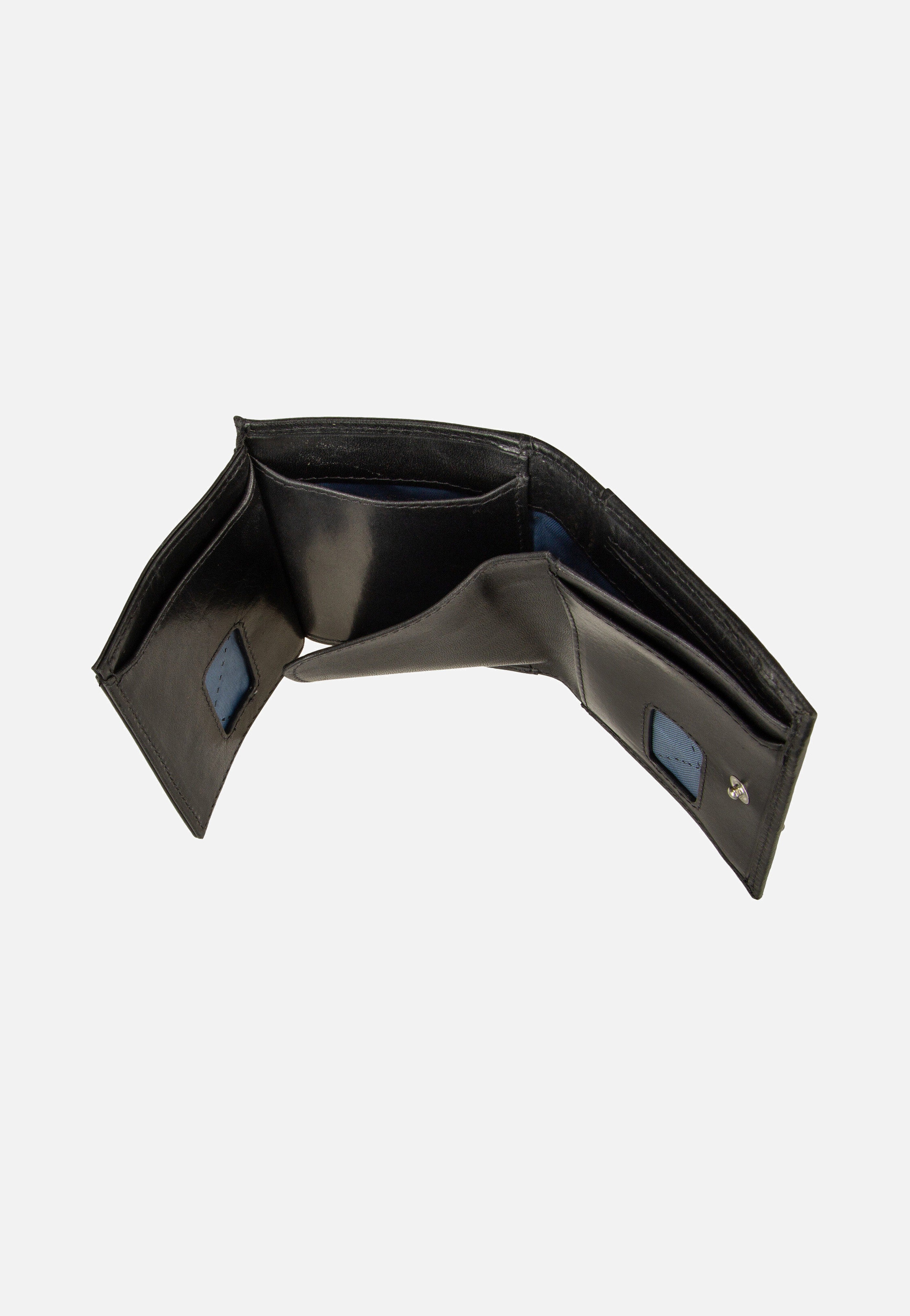 Bugatti Secure Slim Mini Zip Special 1485R Schwarz Portemonnaie