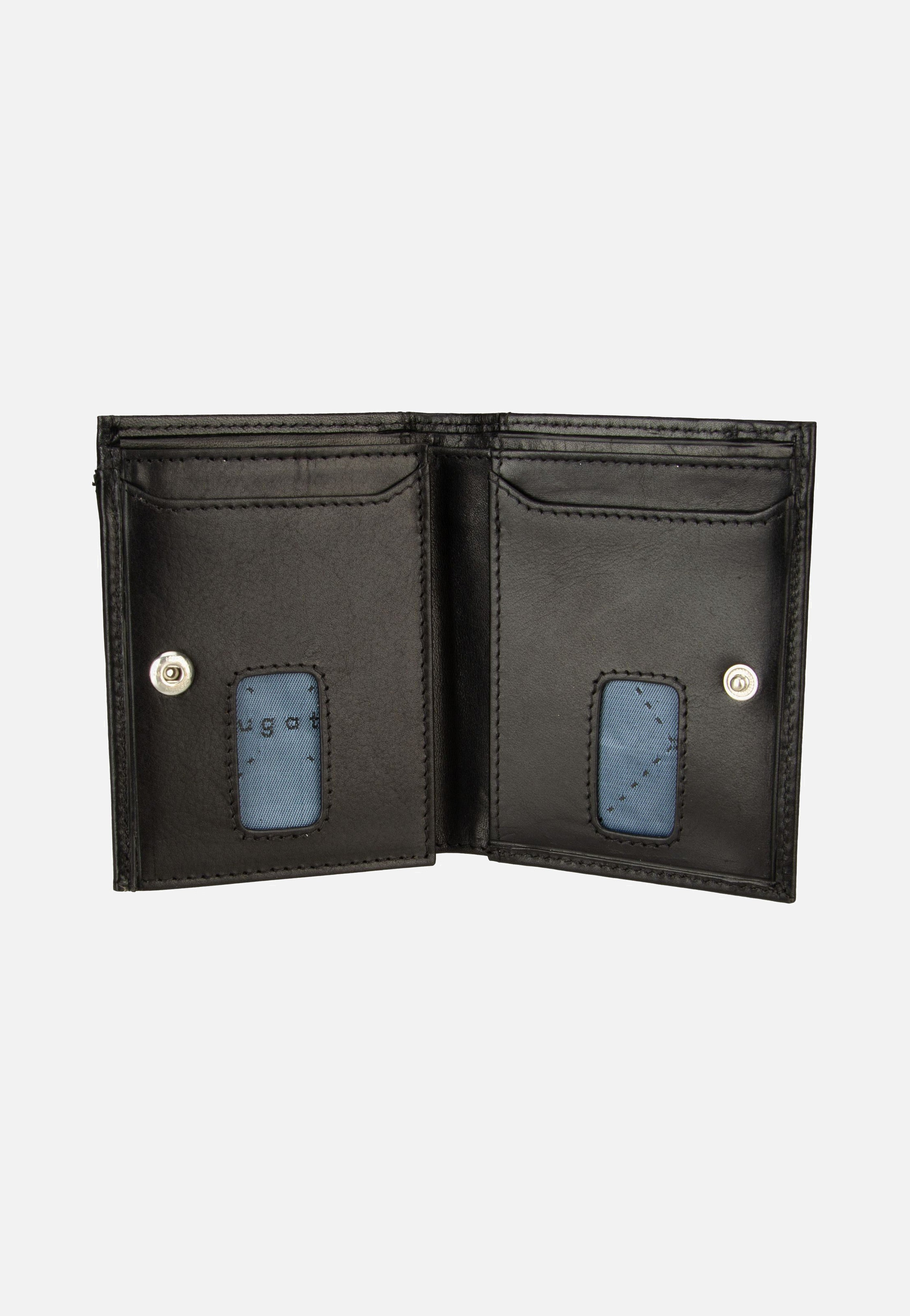 Bugatti Secure Slim Mini Zip Special 1485R Schwarz Portemonnaie