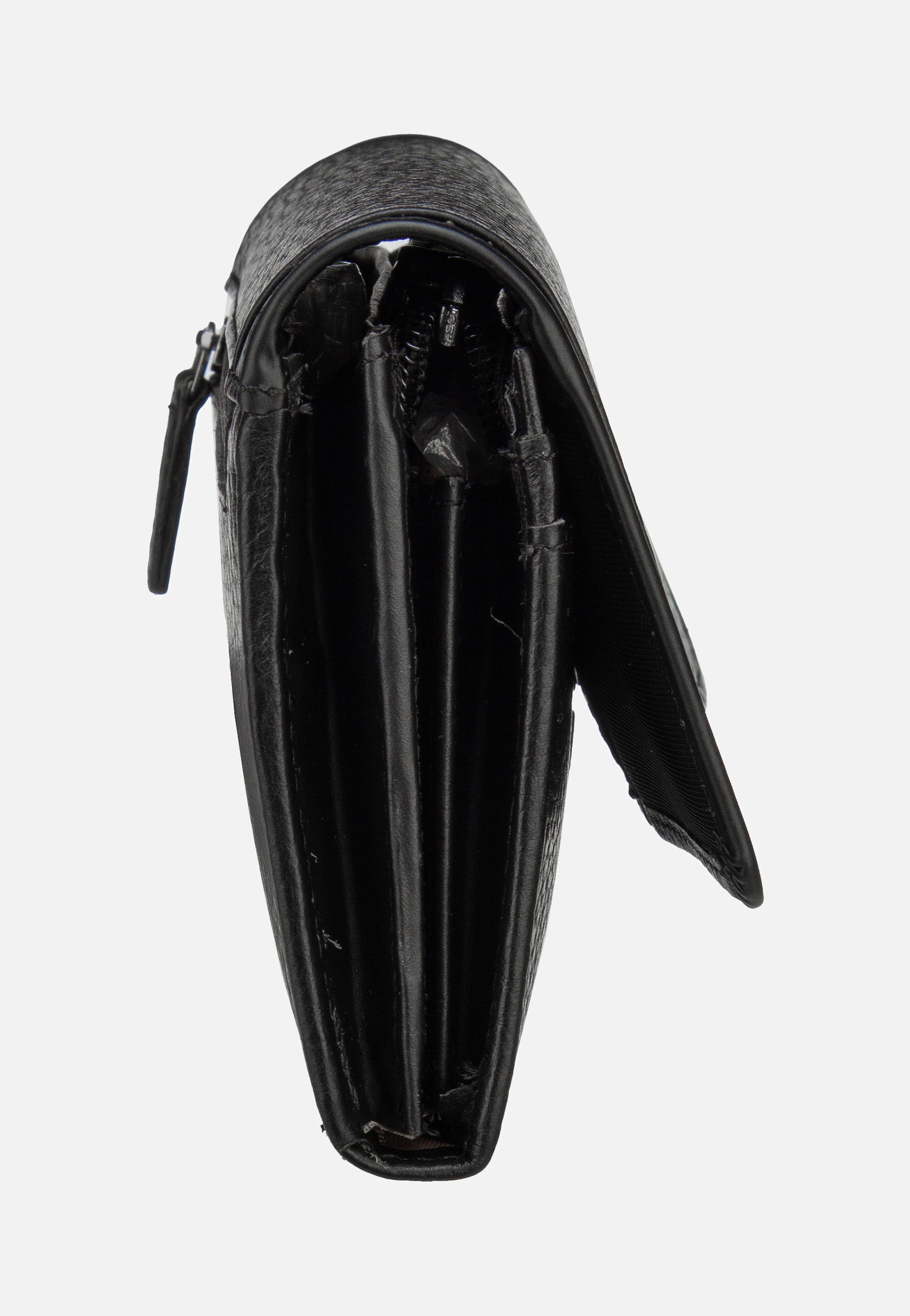 Bugatti Sina Ladies Long With Flap Schwarz Portemonnaie