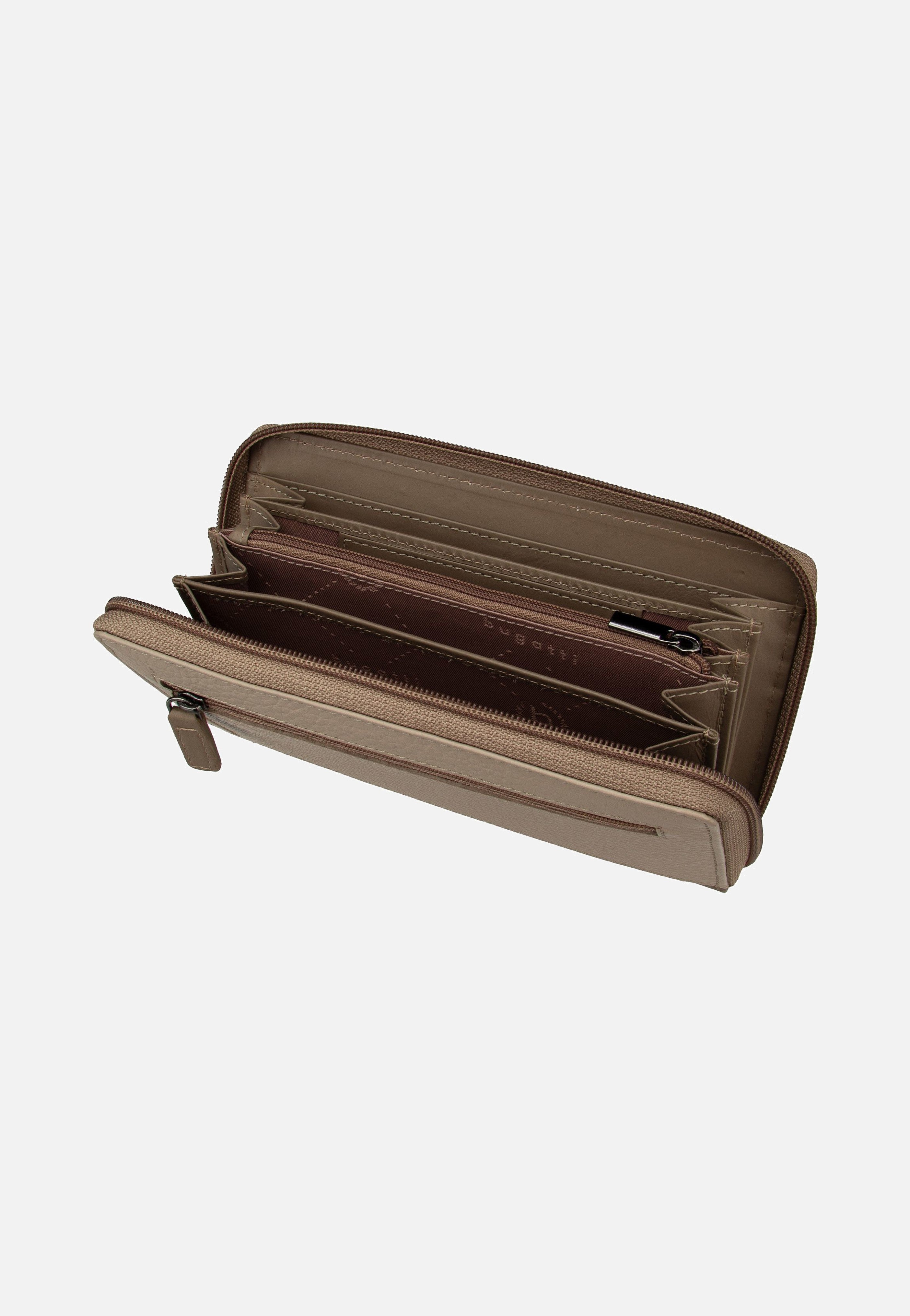 Bugatti Sina Ladies Long Zip Beige Portemonnaie