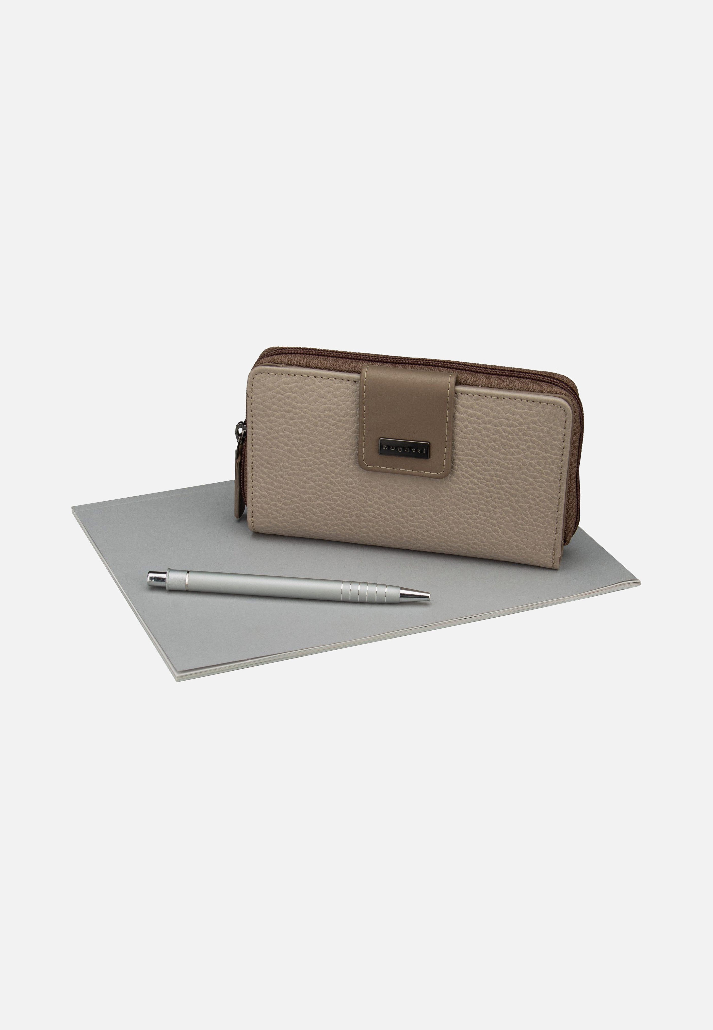 Bugatti Sina Ladies Zip I Beige Portemonnaie