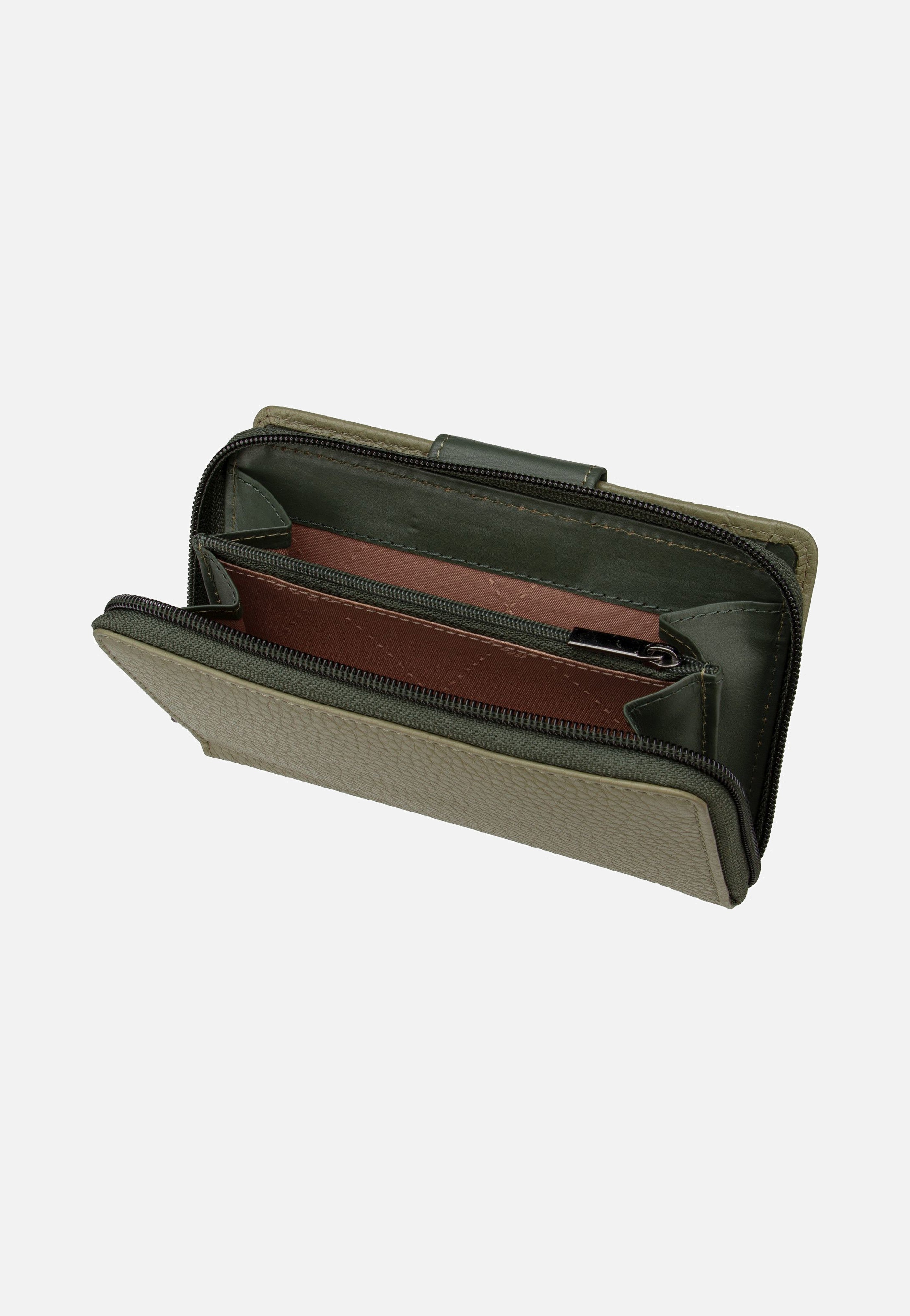 Bugatti Sina Ladies Zip I Grün Portemonnaie