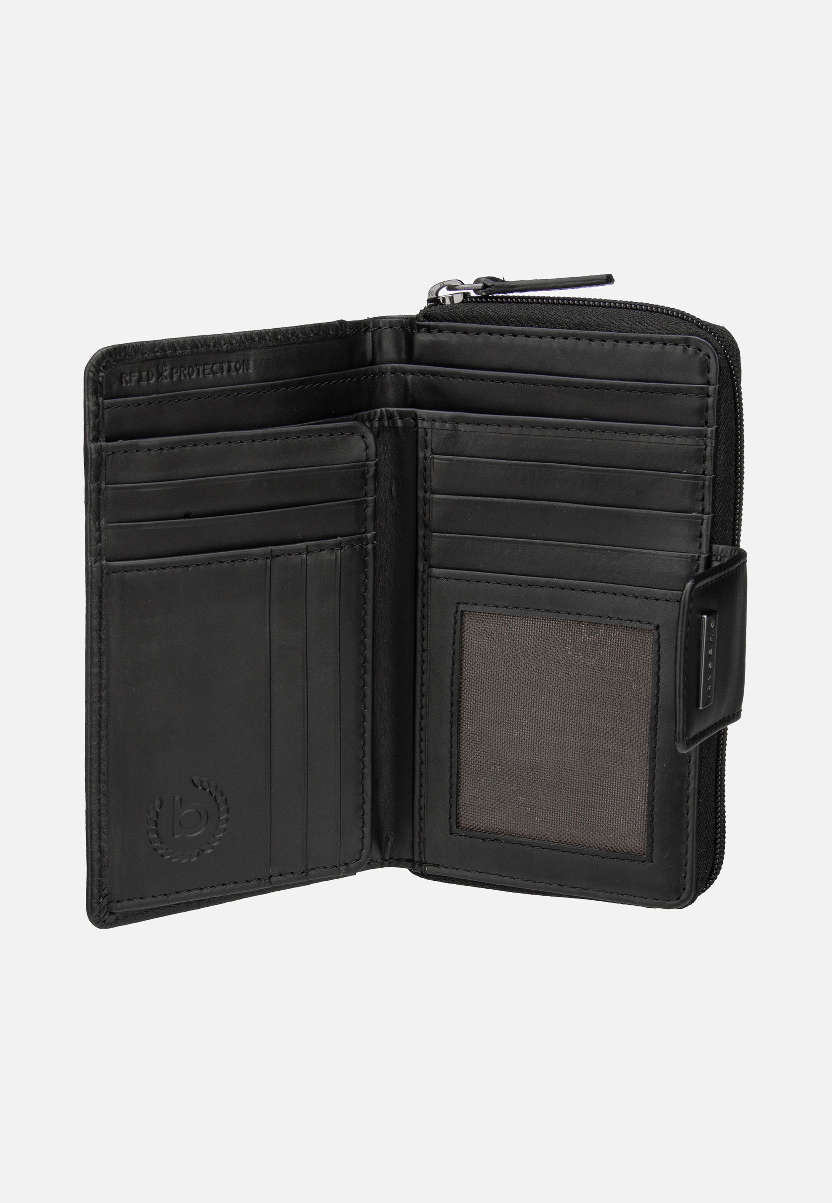 Bugatti Sina Ladies Zip I Schwarz Portemonnaie