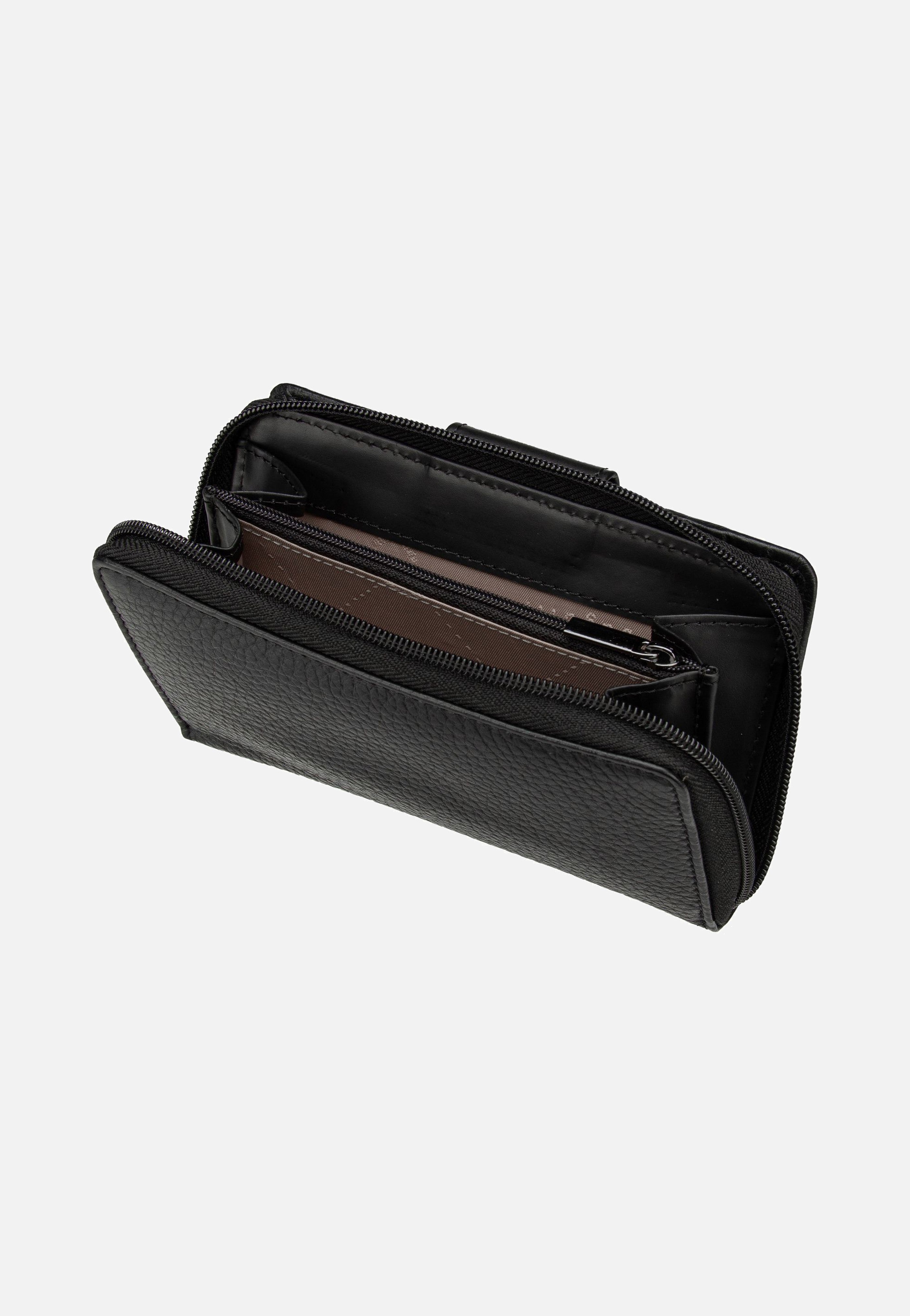 Bugatti Sina Ladies Zip I Schwarz Portemonnaie