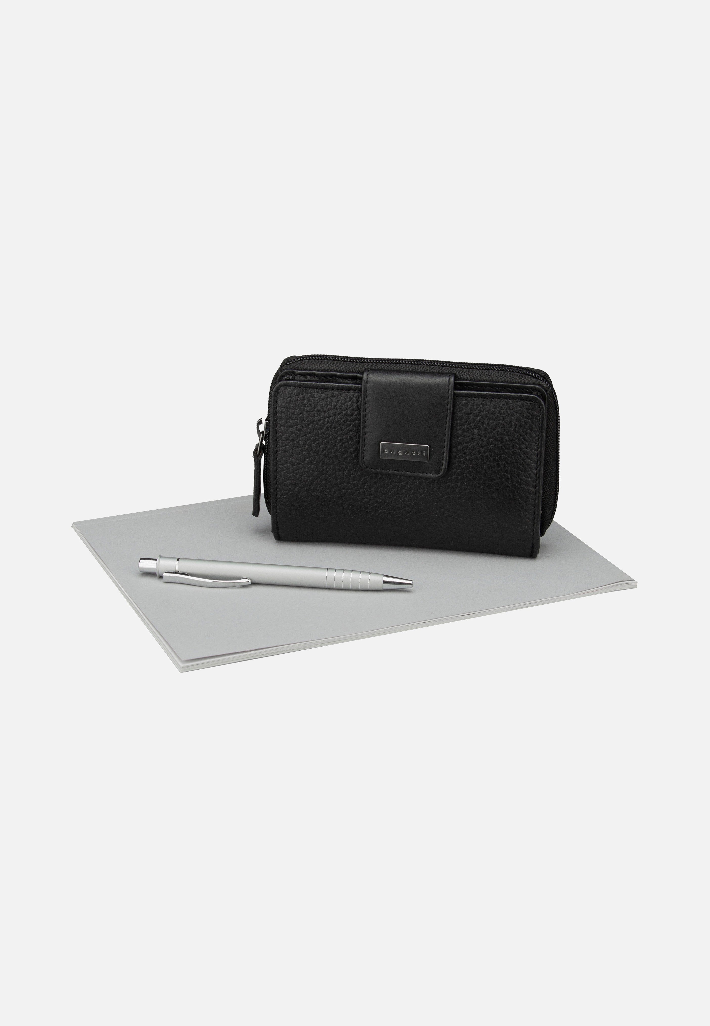 Bugatti Sina Ladies Zip II Schwarz Portemonnaie