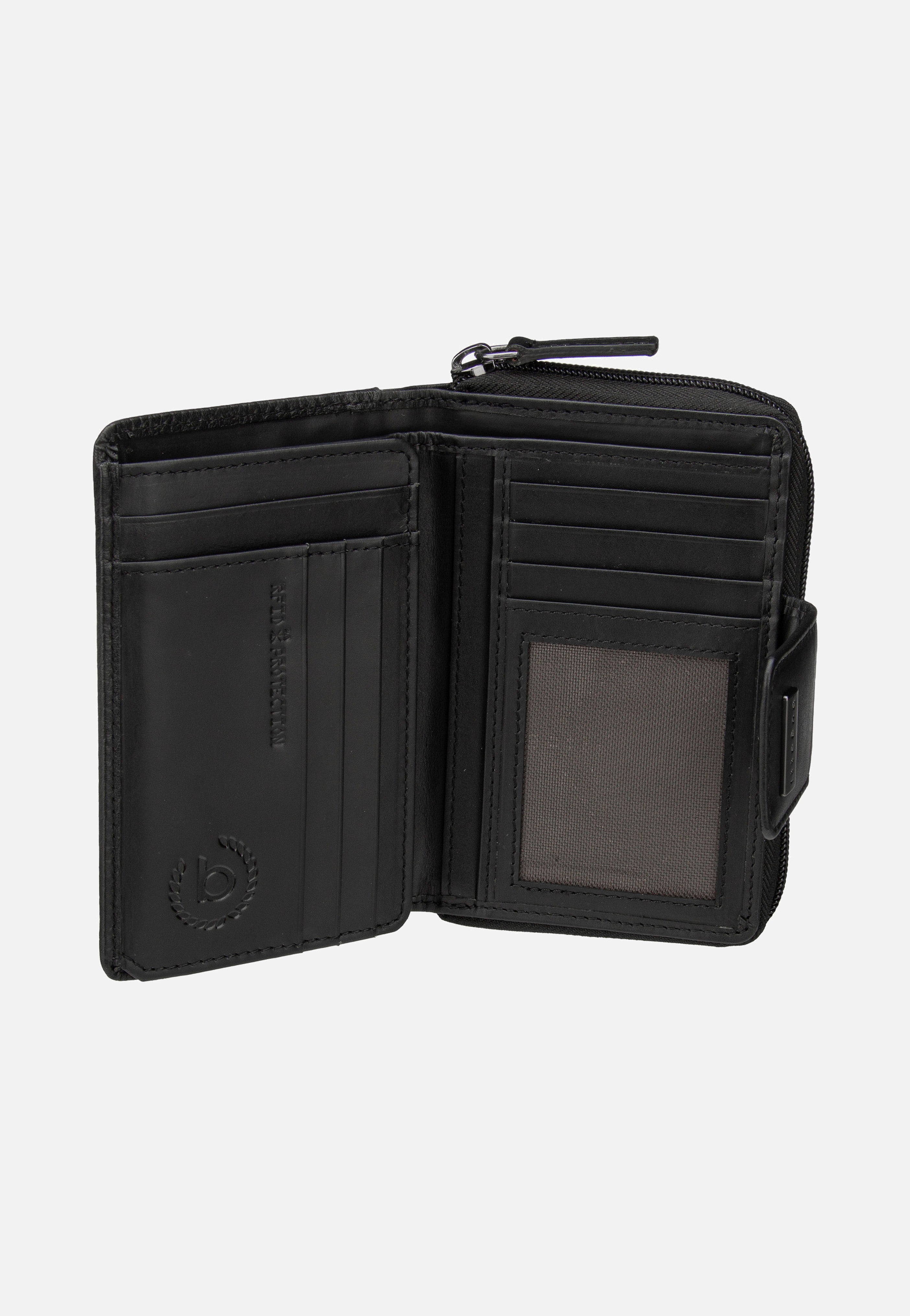 Bugatti Sina Ladies Zip II Schwarz Portemonnaie