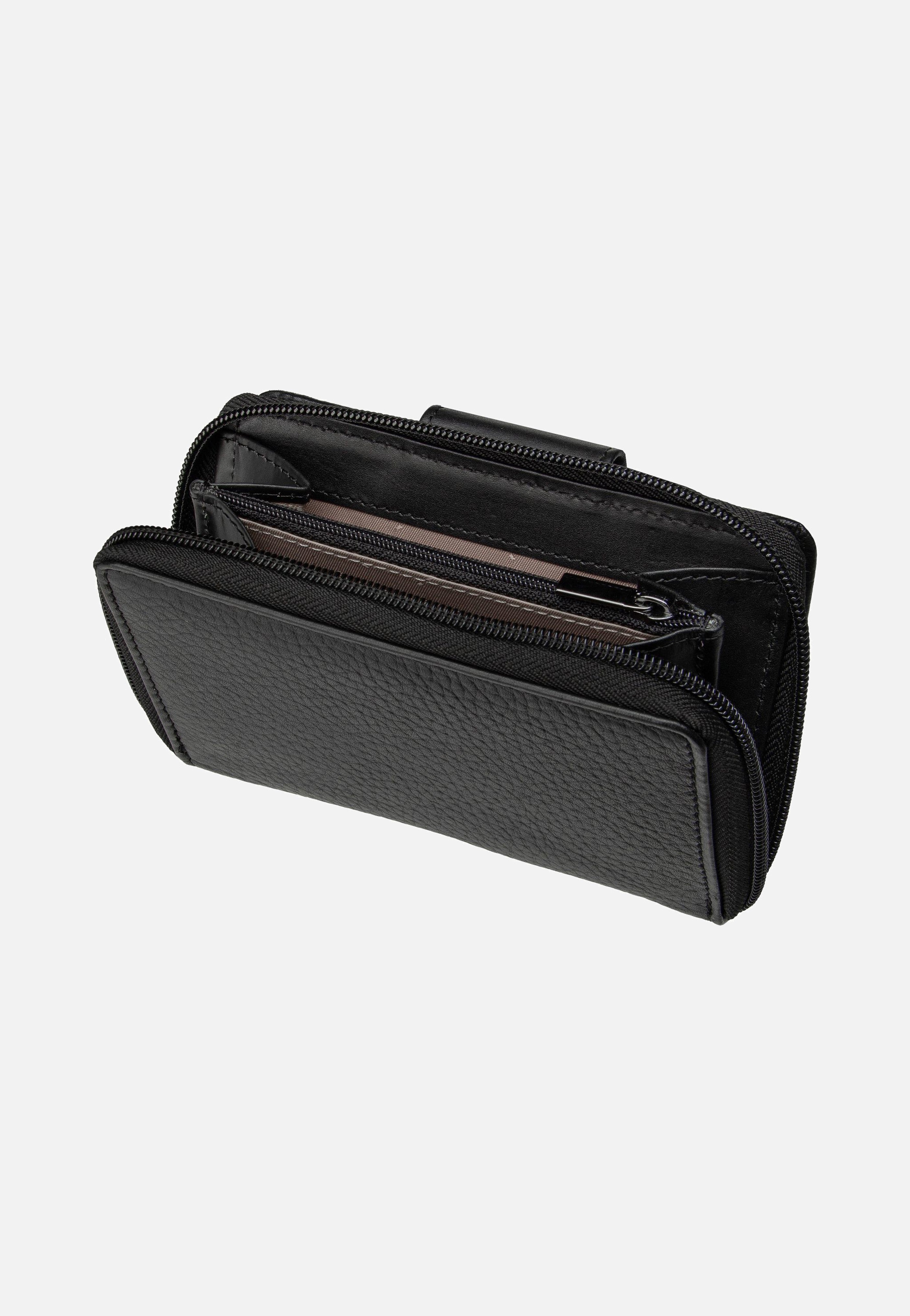 Bugatti Sina Ladies Zip II Schwarz Portemonnaie