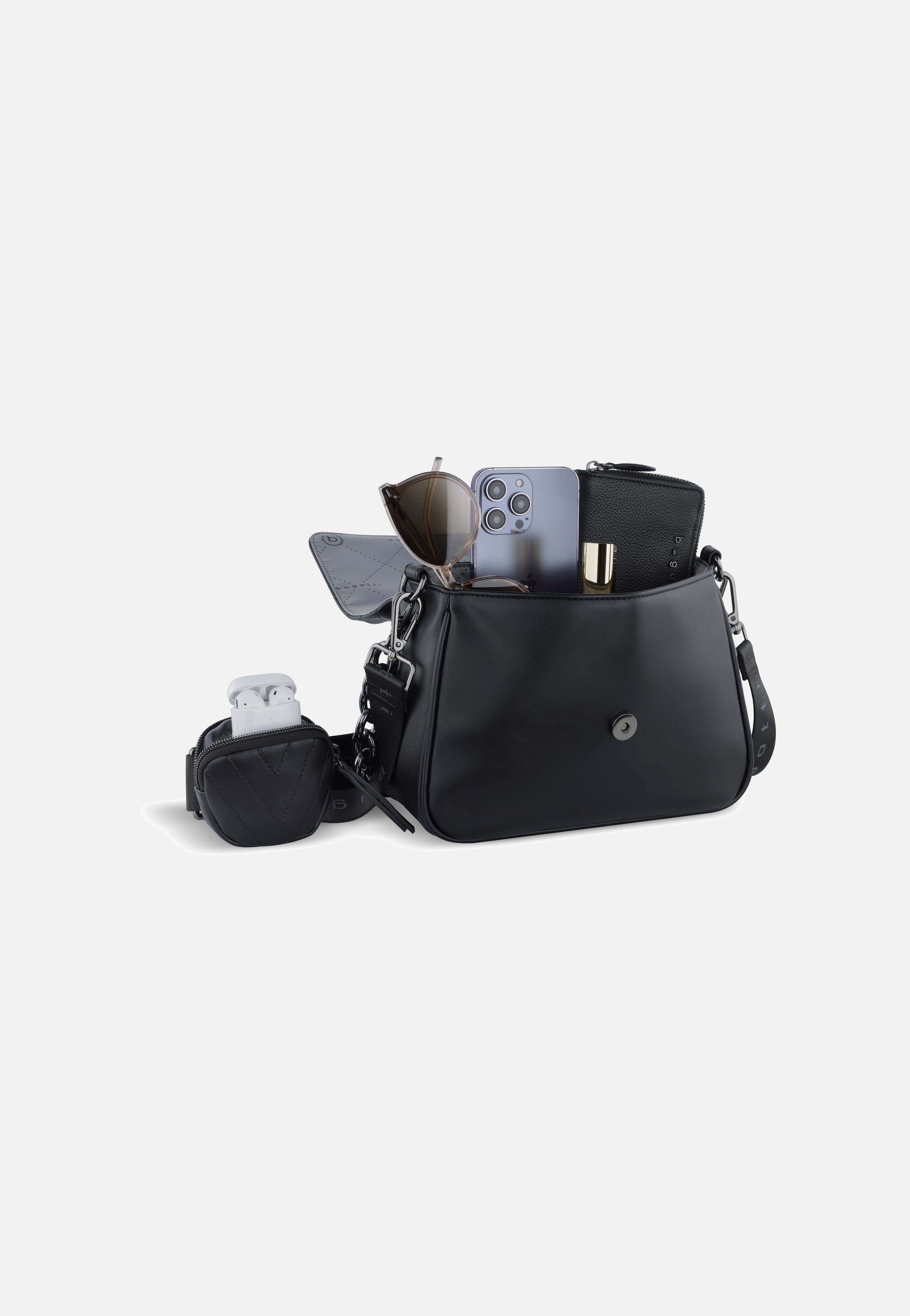 Bugatti Sira Large I Schwarz Saddle Bag