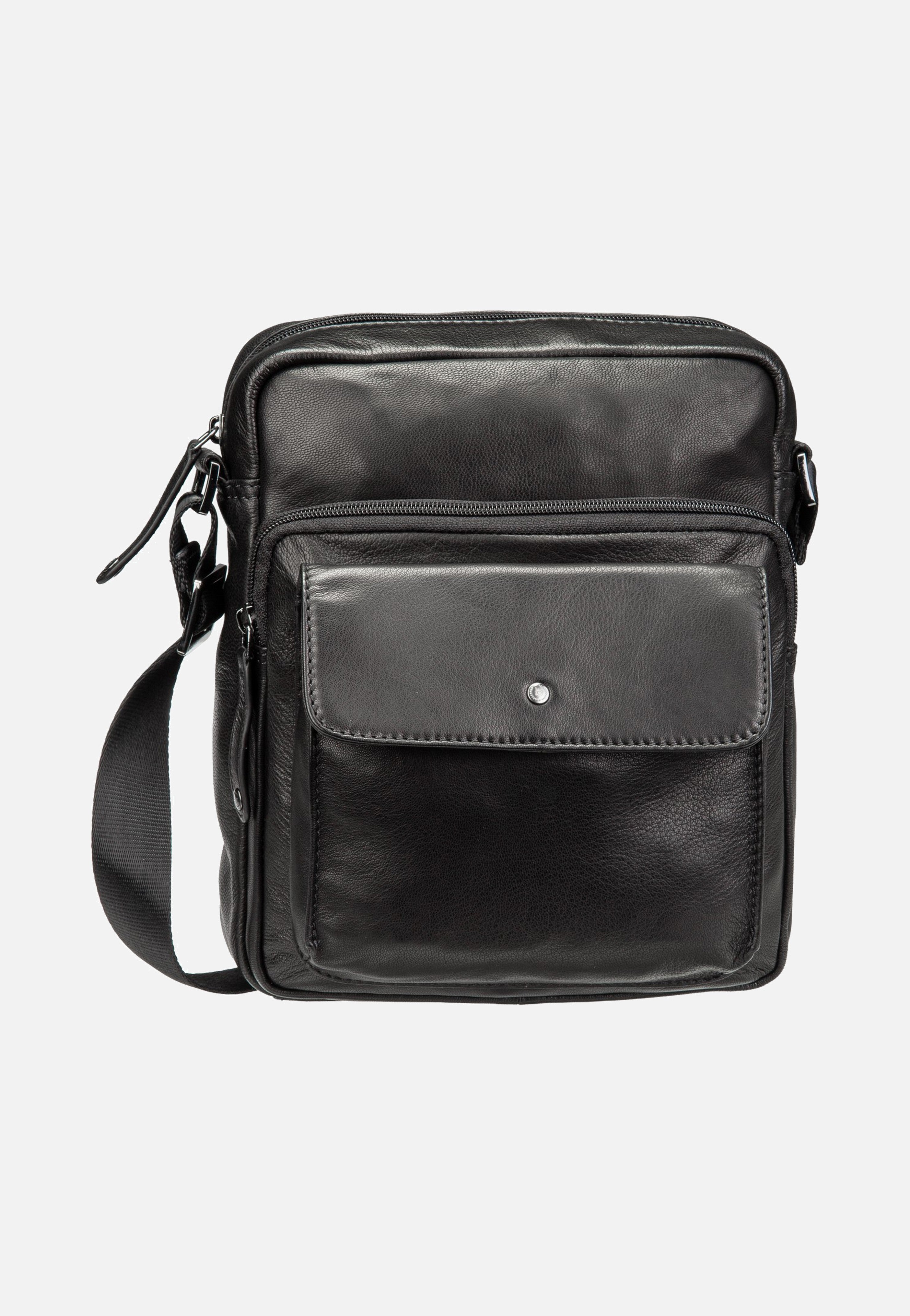 Bugatti Black Magic Shoulder Bag Large Black Umhängetasche