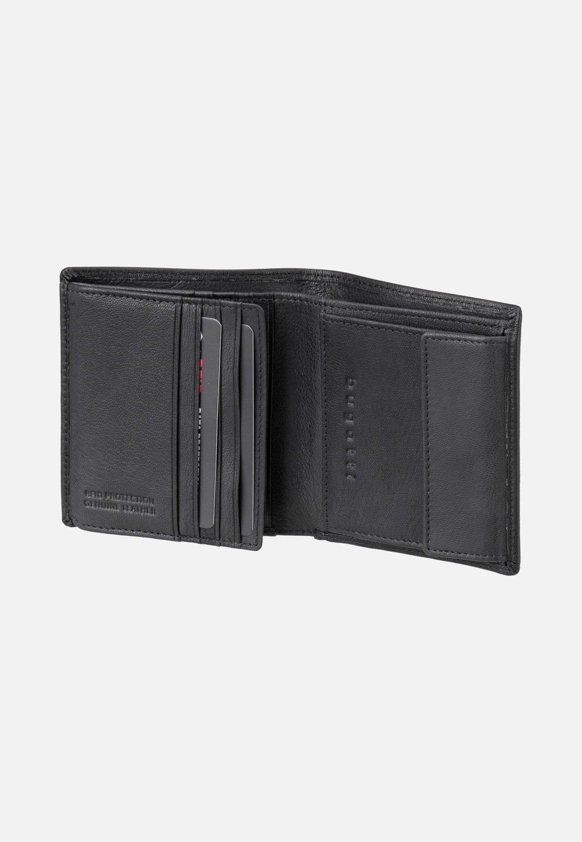 Bugatti Black Magic Upright Wallet Black Portemonnaie