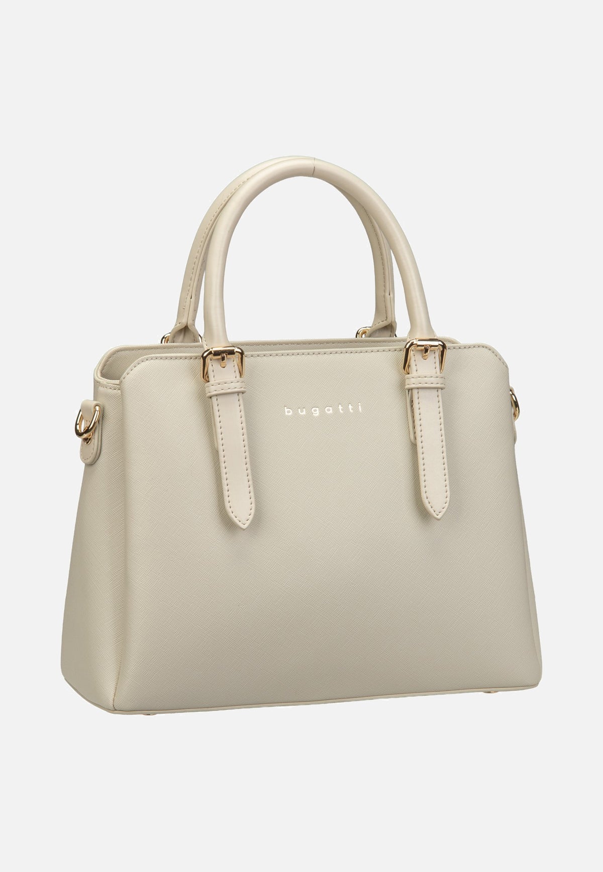 Bugatti Ella Saffiano Bowling Bag M Beige Bowling Bag